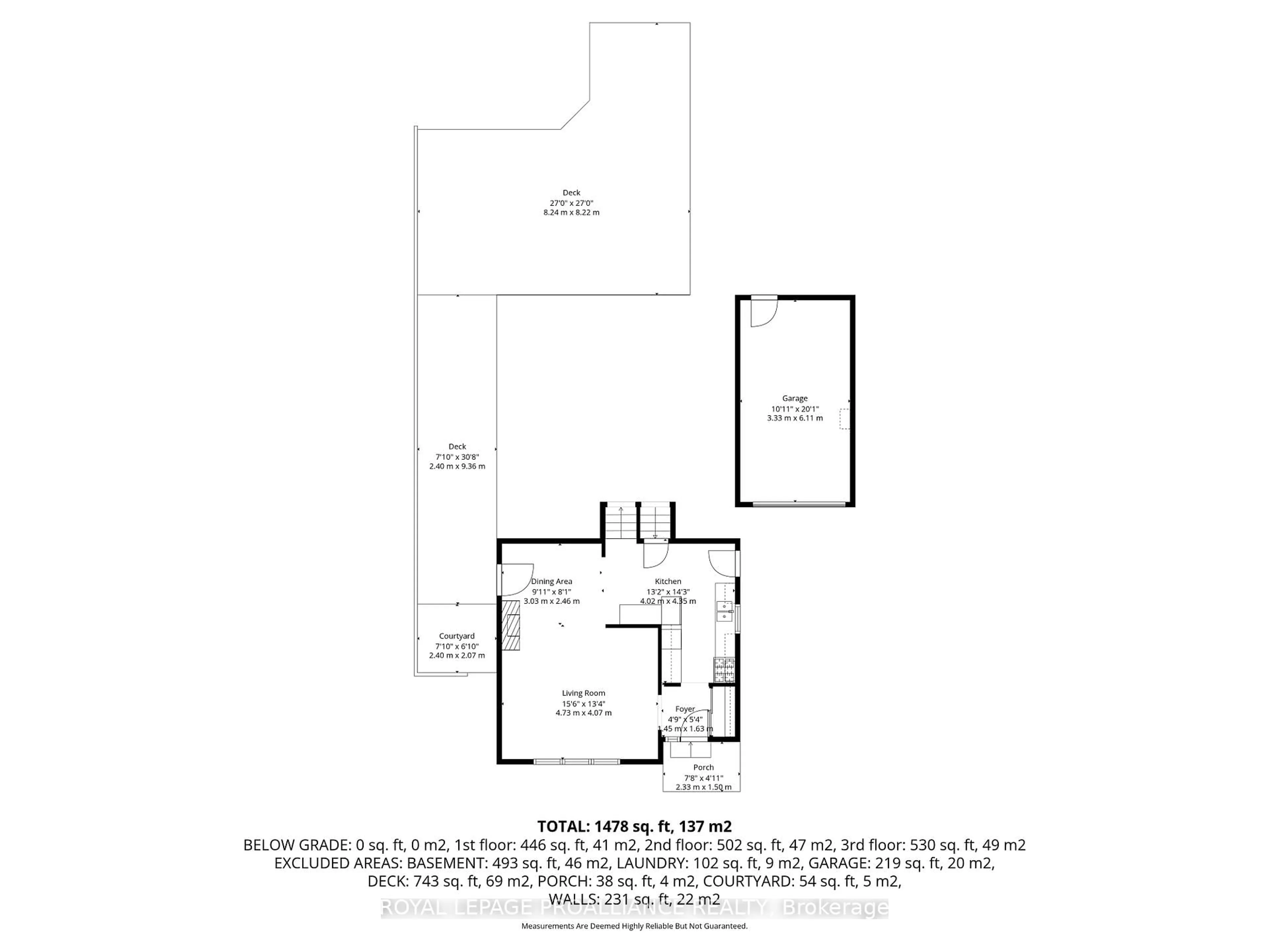 Floor plan for 582 Carlisle St, Cobourg Ontario K9A 1X6