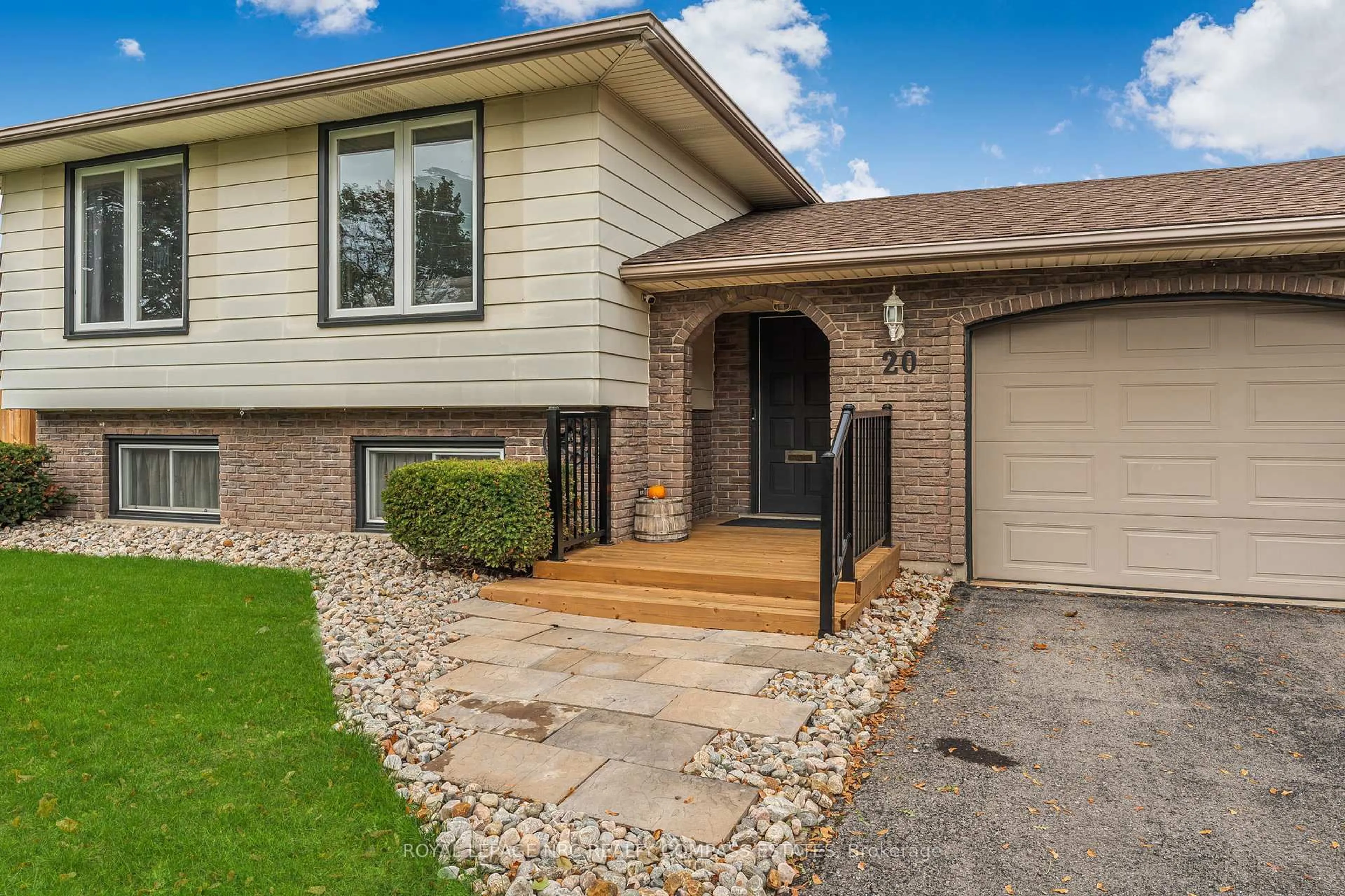 Home with brick exterior material, street for 20 Prince Philip Dr, St. Catharines Ontario L2N 3H8