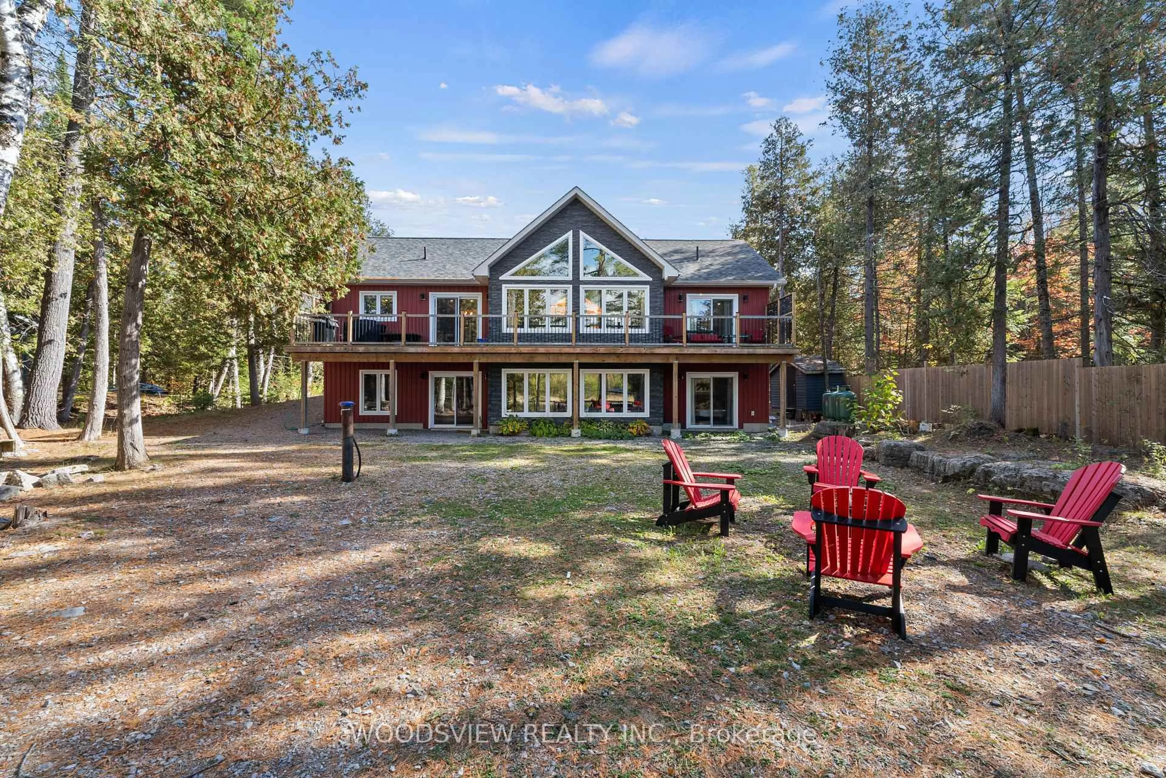 A pic from outside/outdoor area/front of a property/back of a property/a pic from drone, unknown for 89 Little Silver Way, Trent Lakes Ontario K0M 1A0