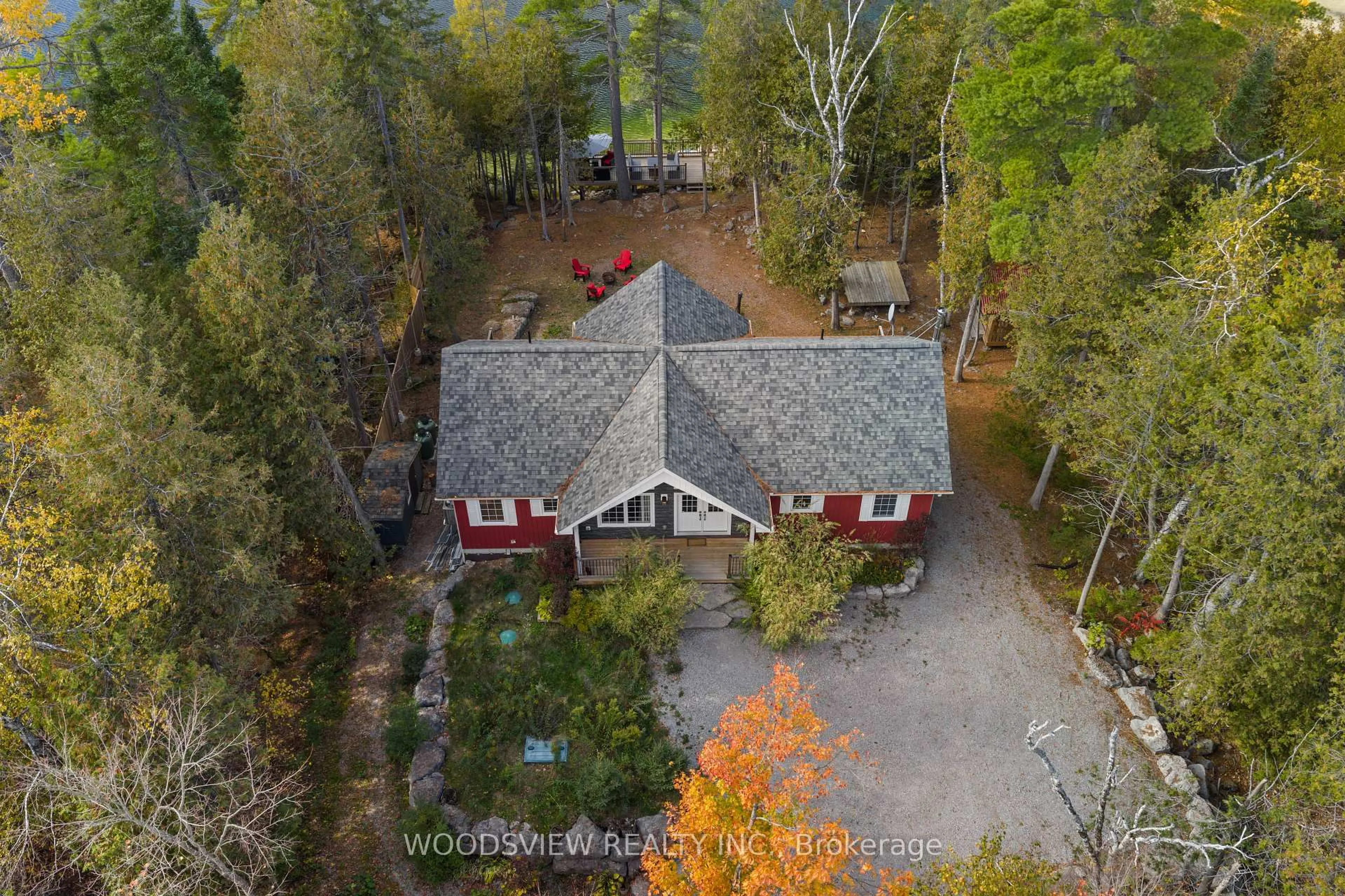 A pic from outside/outdoor area/front of a property/back of a property/a pic from drone, unknown for 89 Little Silver Way, Trent Lakes Ontario K0M 1A0