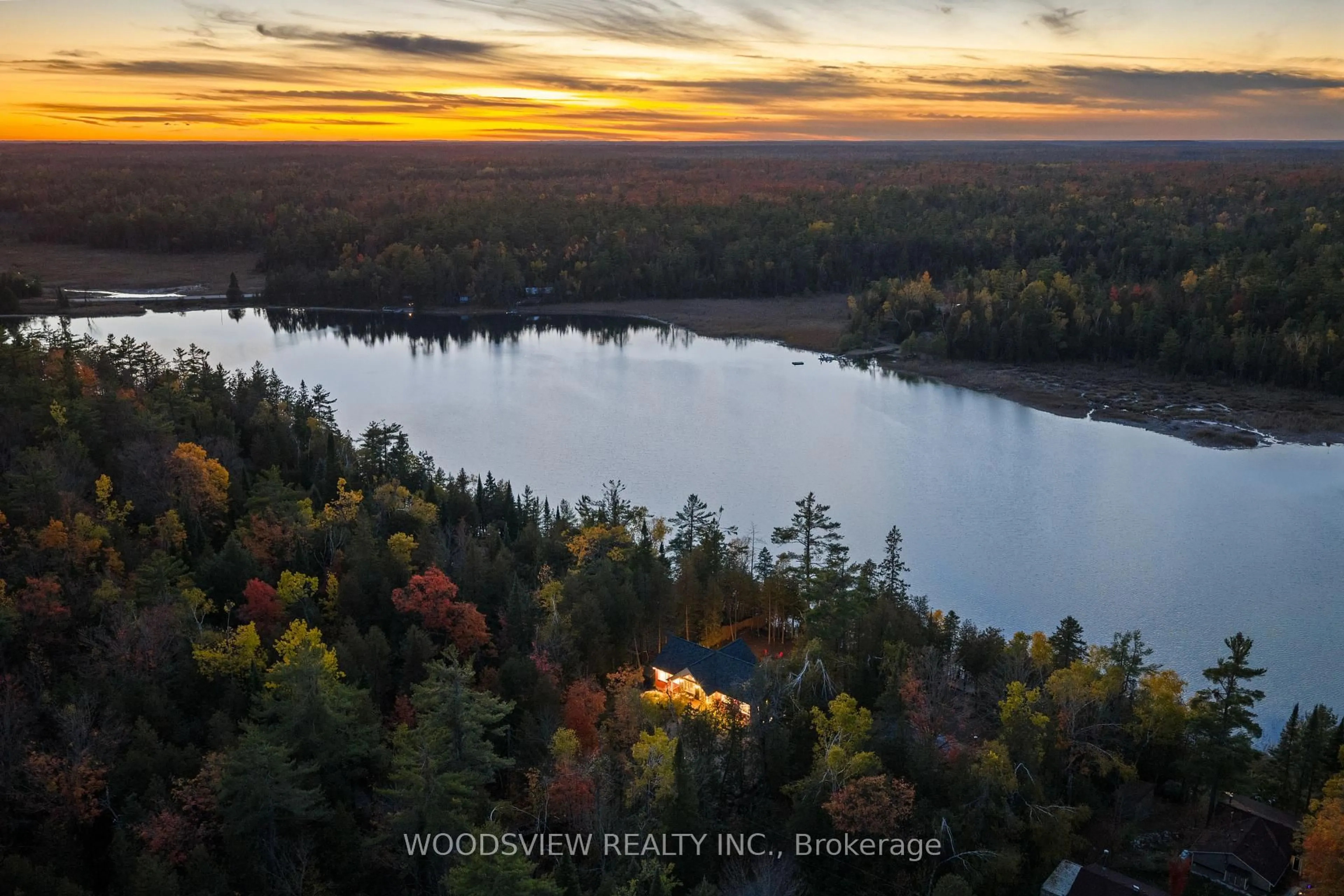 A pic from outside/outdoor area/front of a property/back of a property/a pic from drone, water/lake/river/ocean view for 89 Little Silver Way, Trent Lakes Ontario K0M 1A0