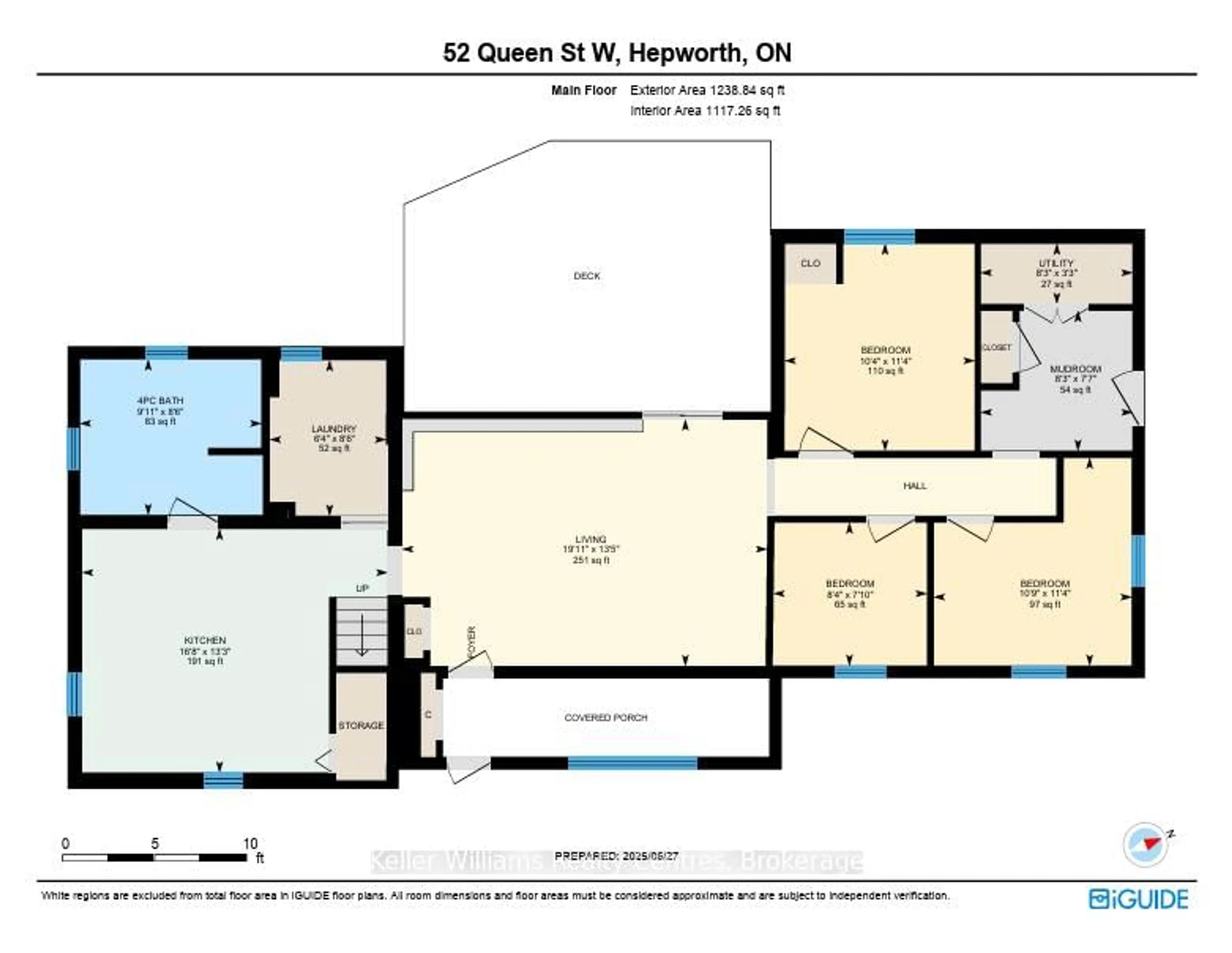 Floor plan for 52 Queen St, South Bruce Peninsula Ontario N0H 1P0
