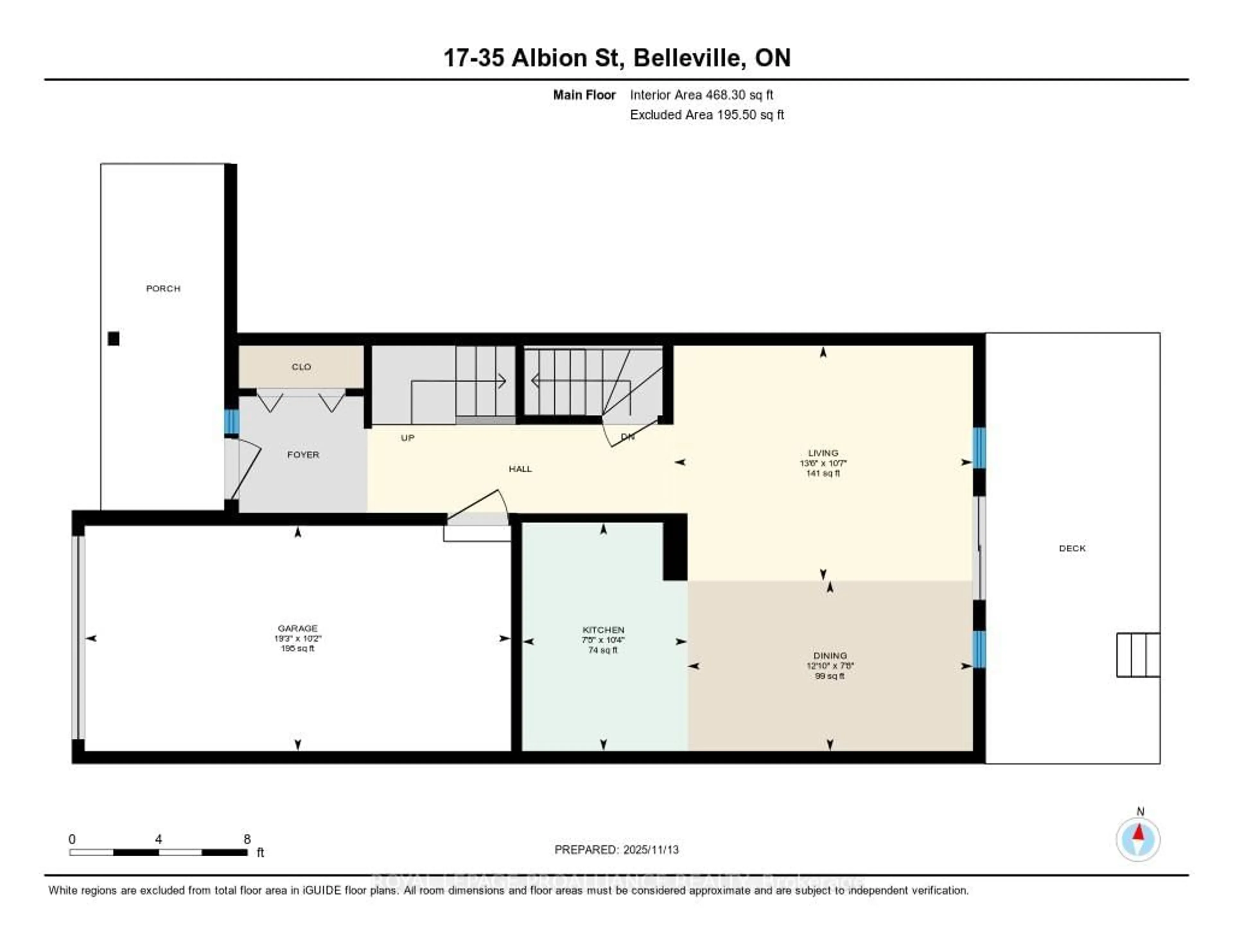 Floor plan for 35 Albion St #17, Belleville Ontario K8N 5Y8