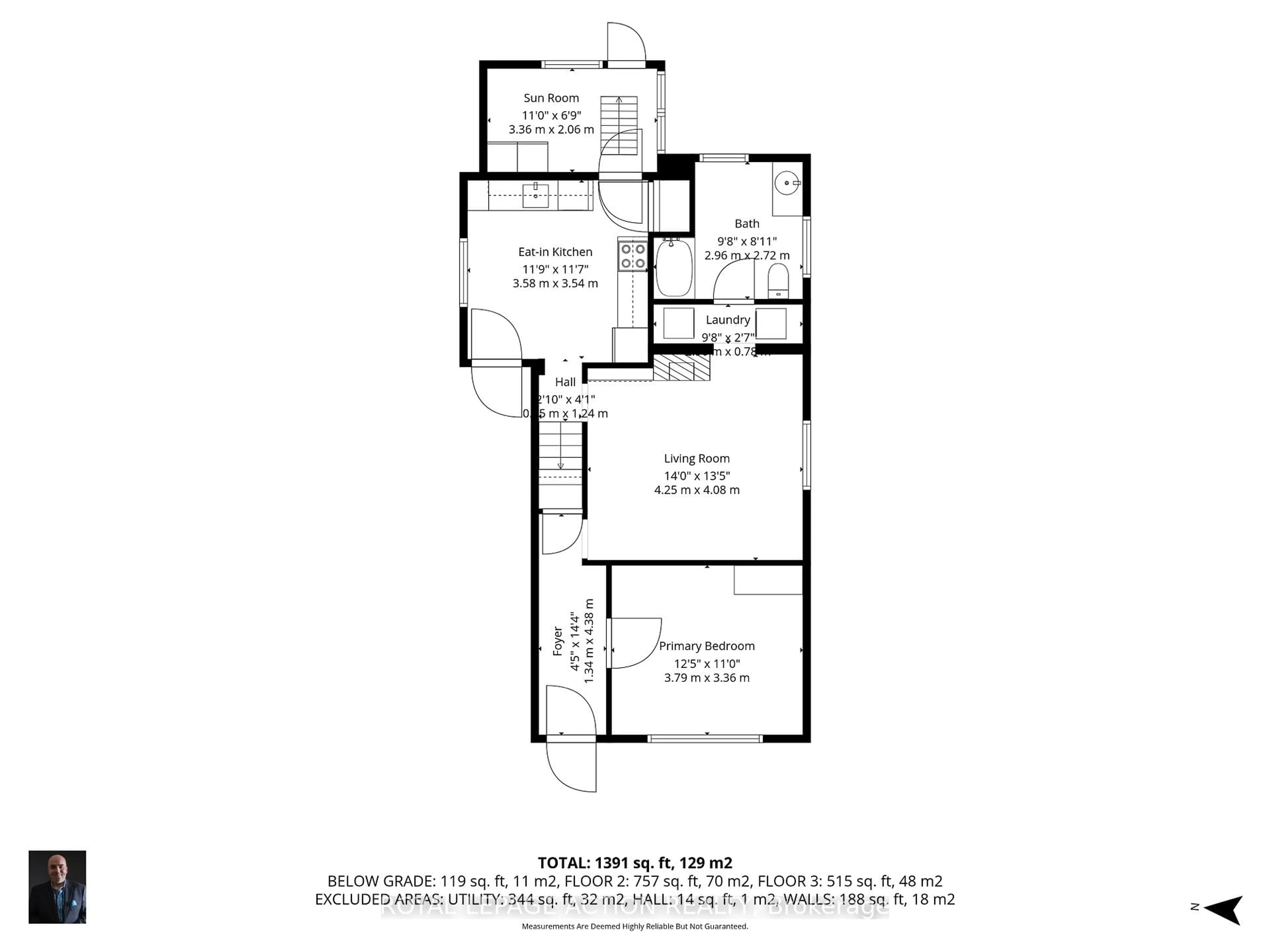 Floor plan for 117 Murray St, Brantford Ontario N3S 5P5