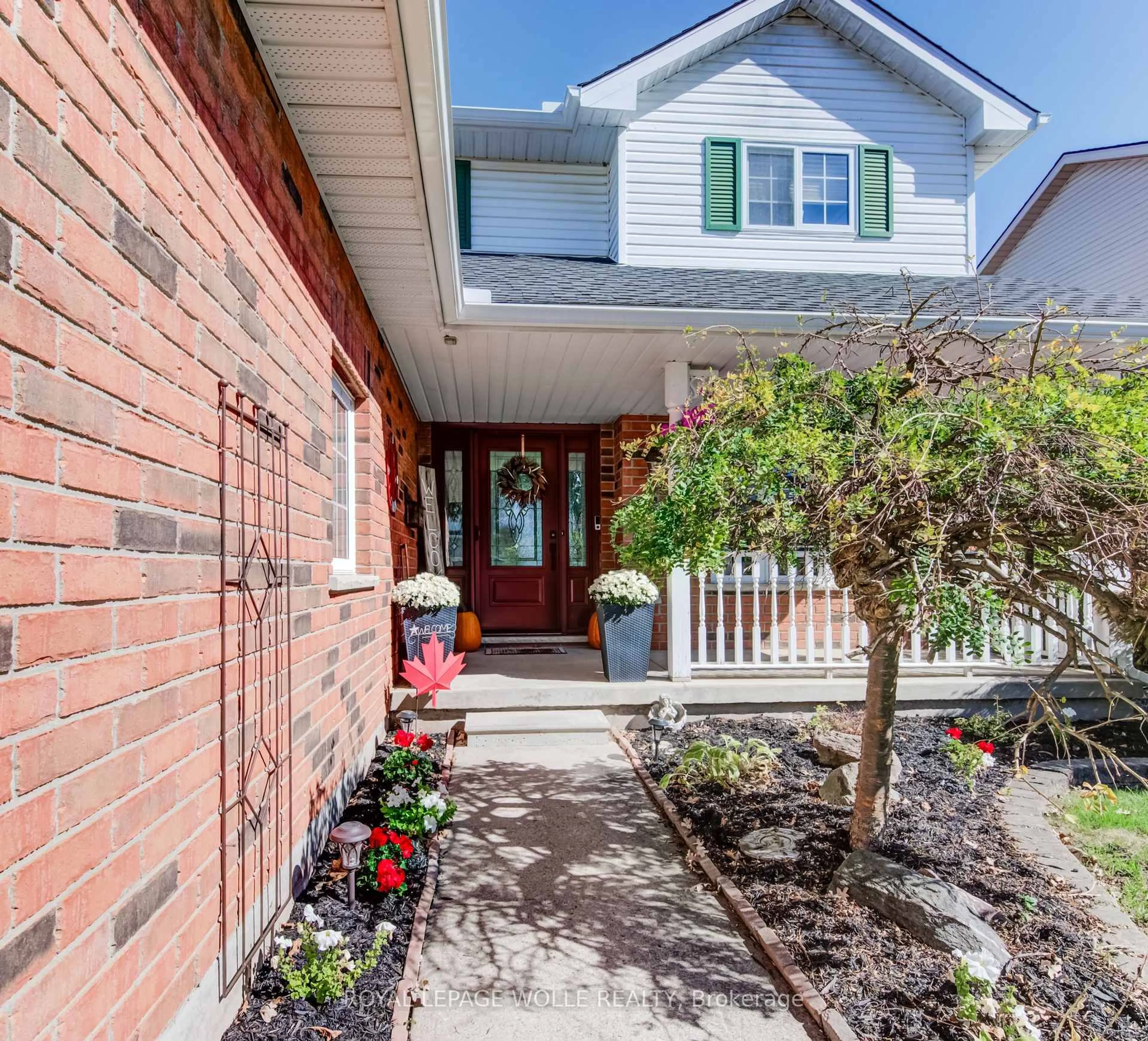 Home with brick exterior material, street for 396 Otterbein Rd, Kitchener Ontario N2B 3V8