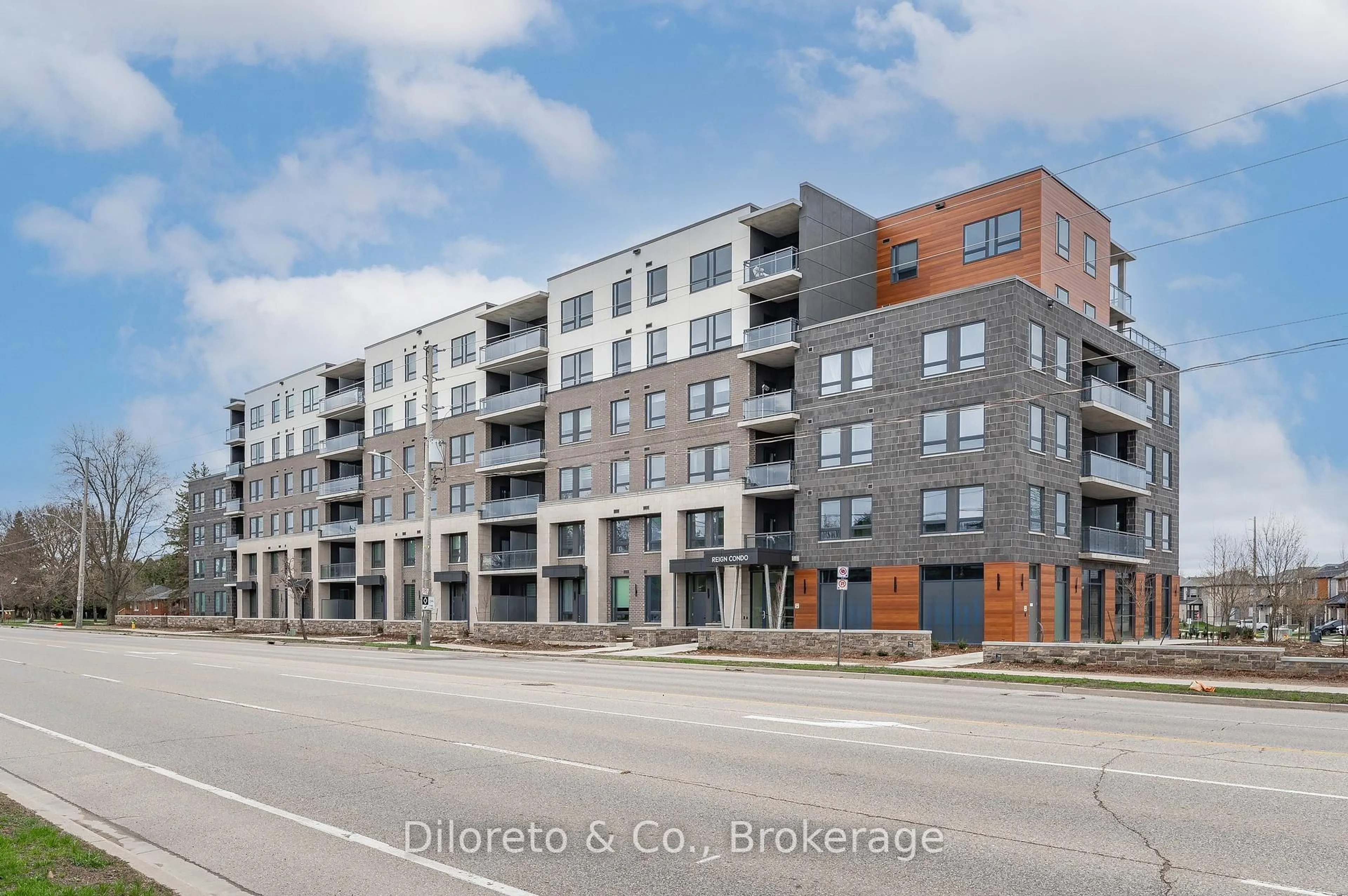 A pic from outside/outdoor area/front of a property/back of a property/a pic from drone, building for 26 Lowes Rd #207, Guelph Ontario N1G 4X2