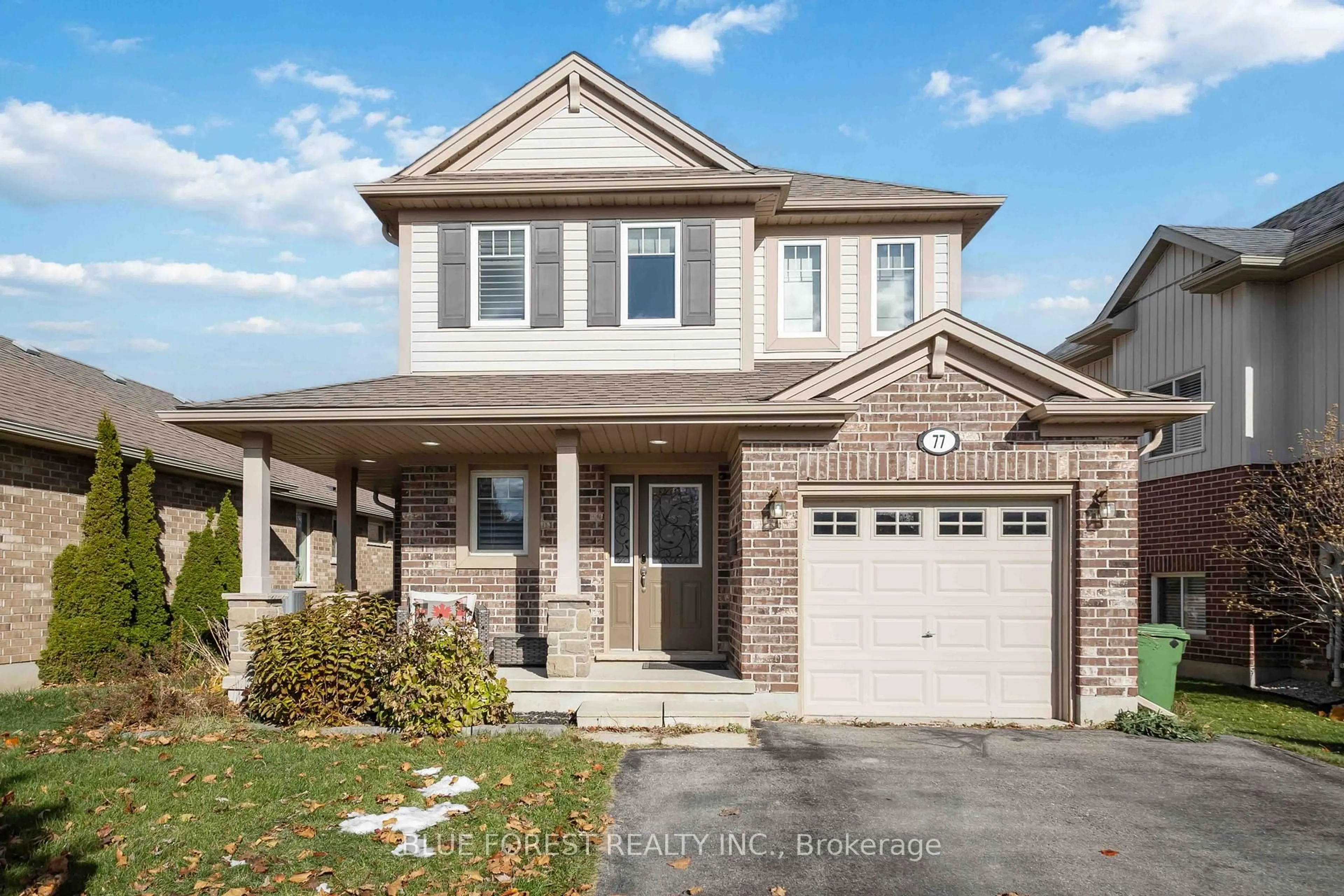 Home with brick exterior material, street for 77 Pine Valley Dr, St. Thomas Ontario N5P 0B3