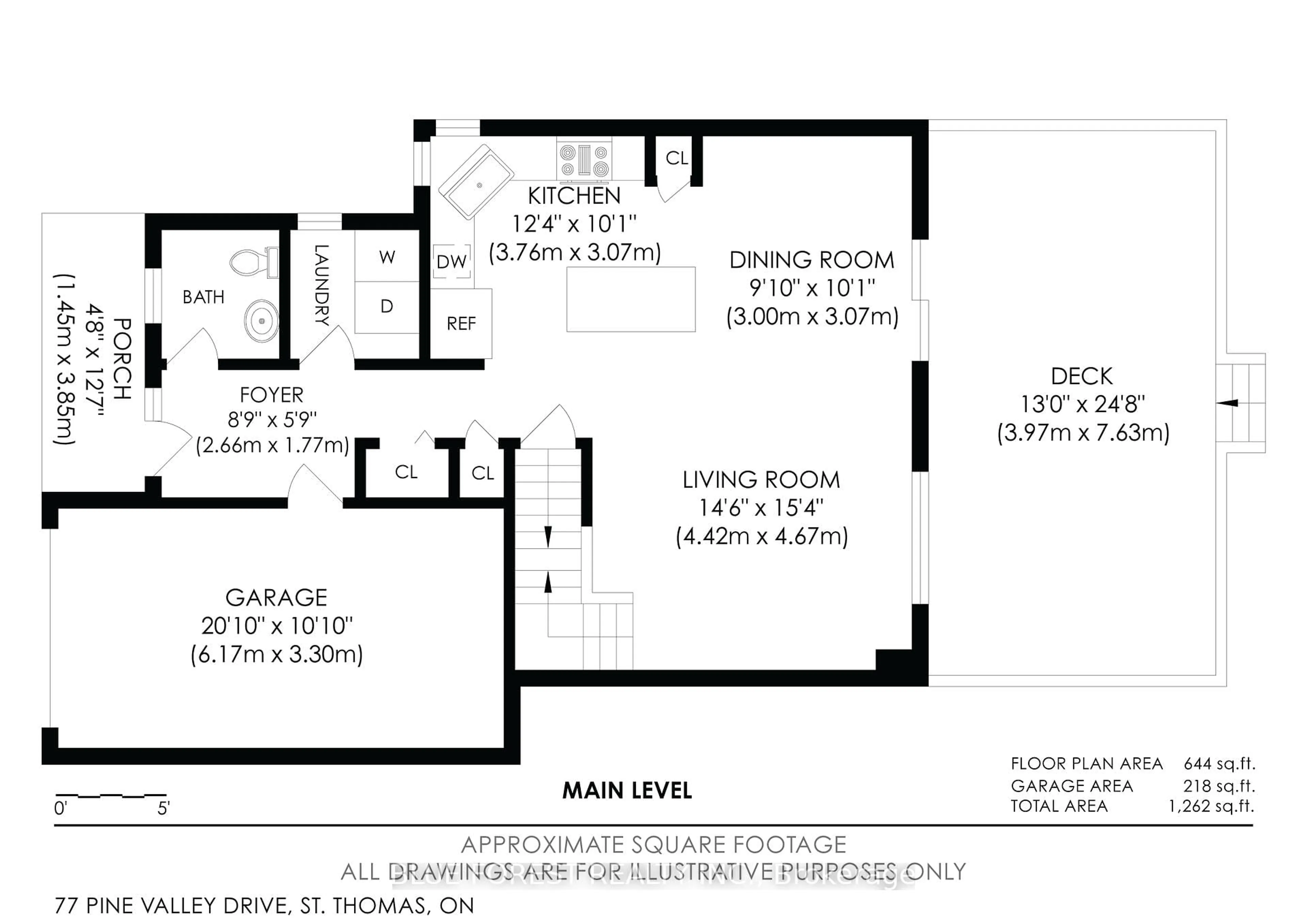 Floor plan for 77 Pine Valley Dr, St. Thomas Ontario N5P 0B3