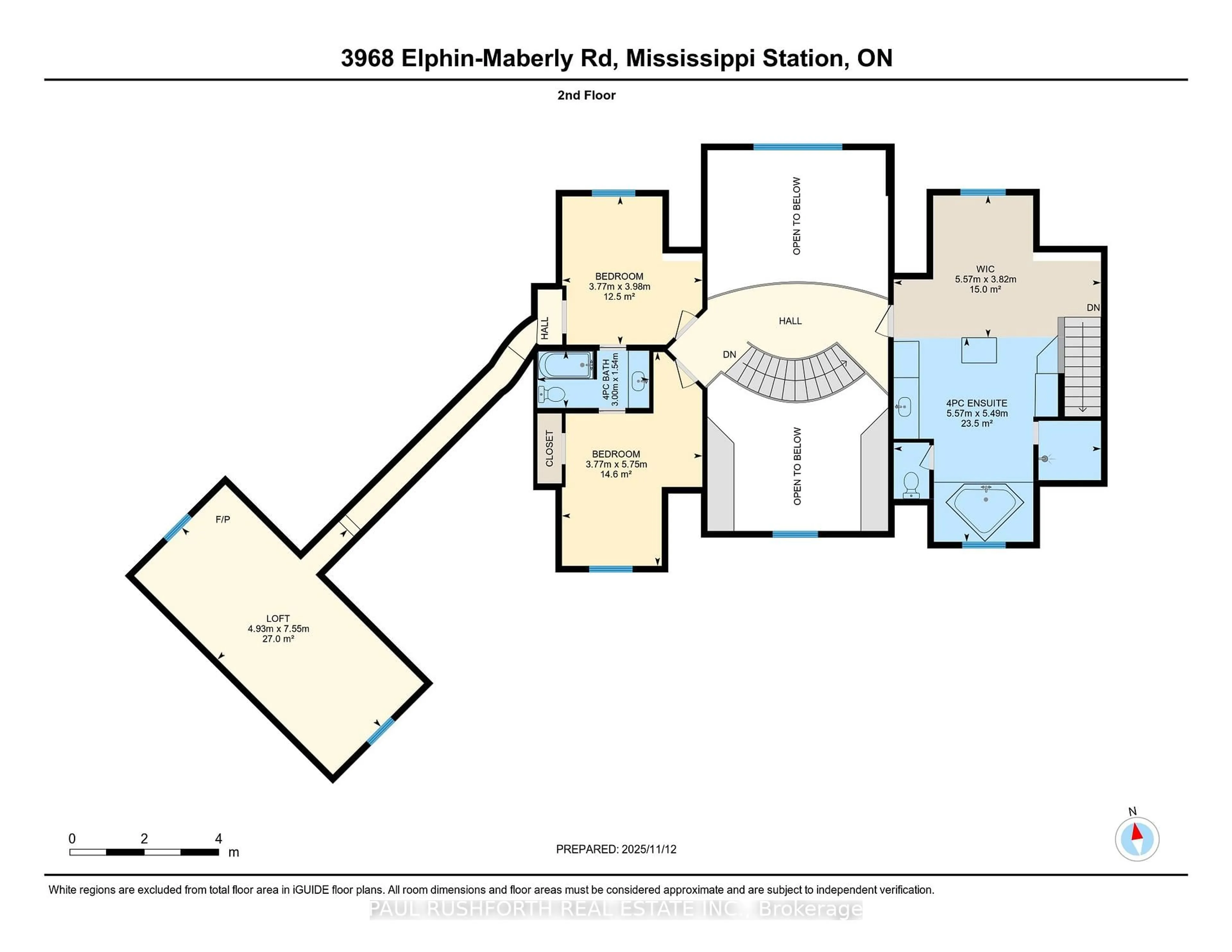 Floor plan for 3968 Elphin Maberly Rd, Snow Road Station Ontario K0H 2R0