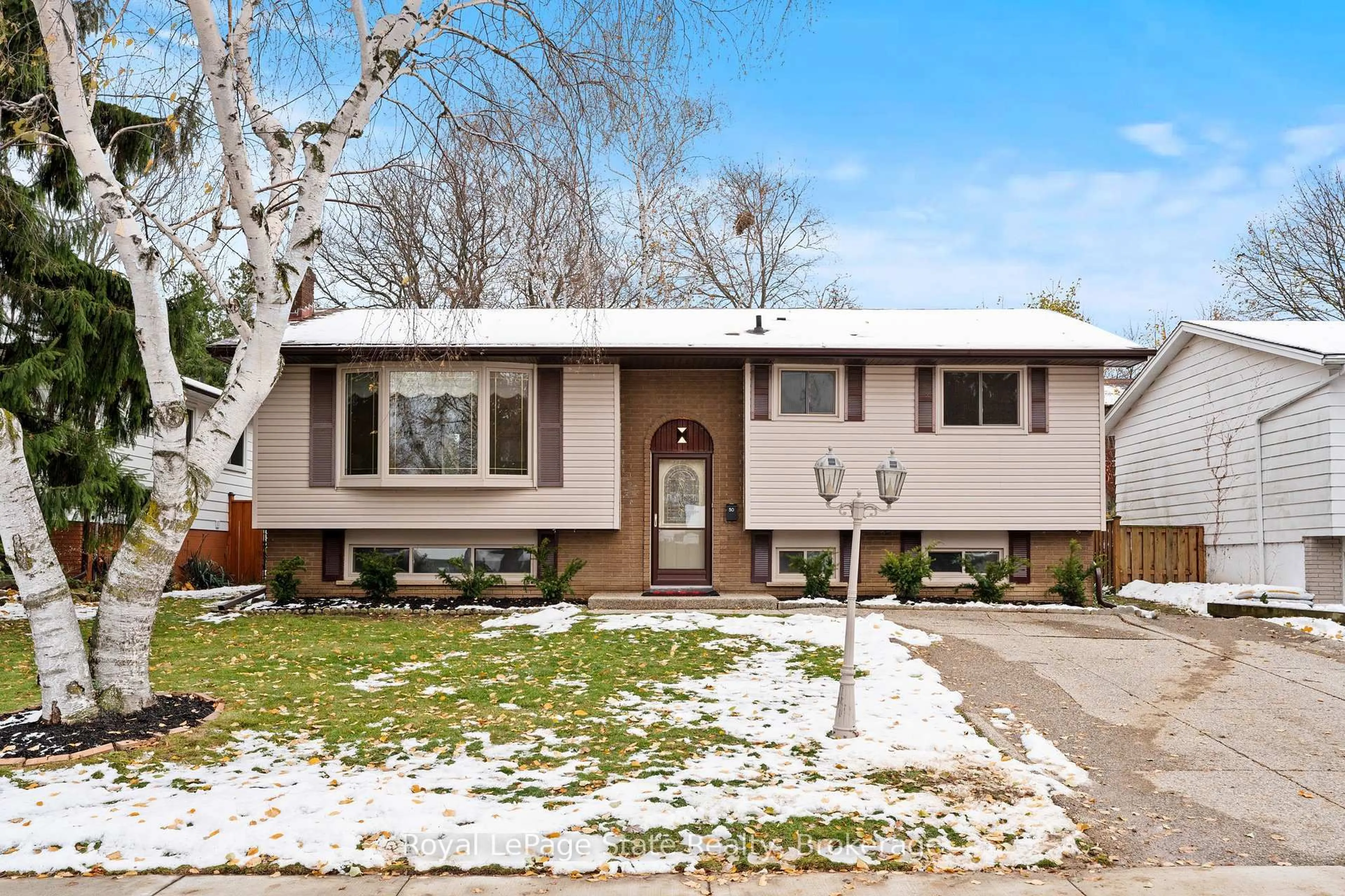 Home with vinyl exterior material, street for 50 Graystone Dr, Hamilton Ontario L9C 4R8