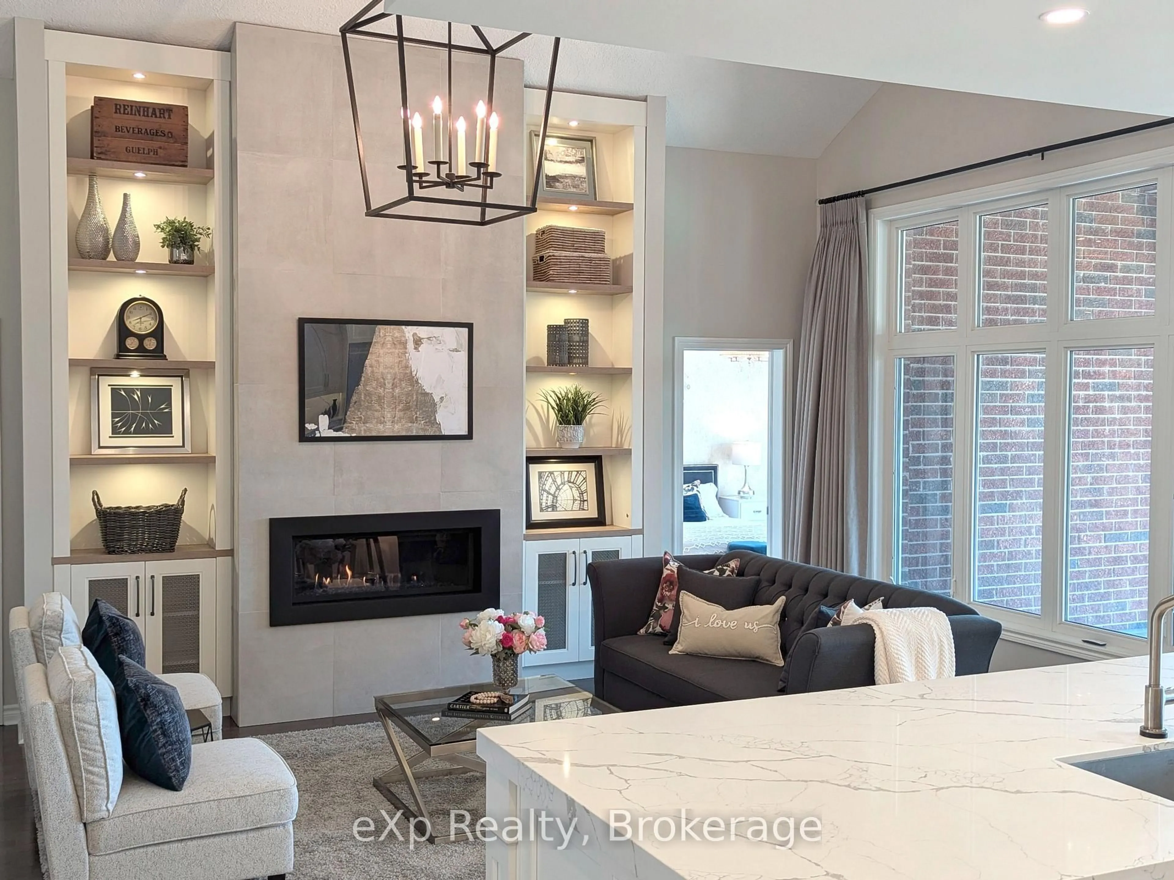 Living room with furniture, ceramic/tile floor for 93 Vaughan St, Guelph Ontario N1G 0B3