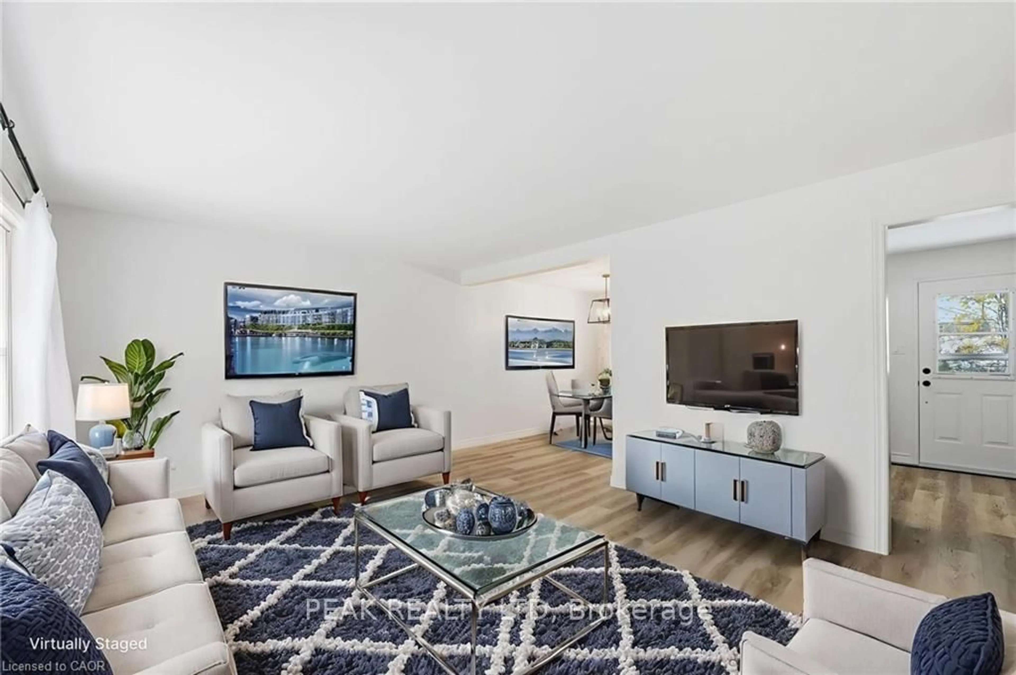 Living room with furniture, unknown for 73 Aldborough Ave, St. Thomas Ontario N5R 4S8