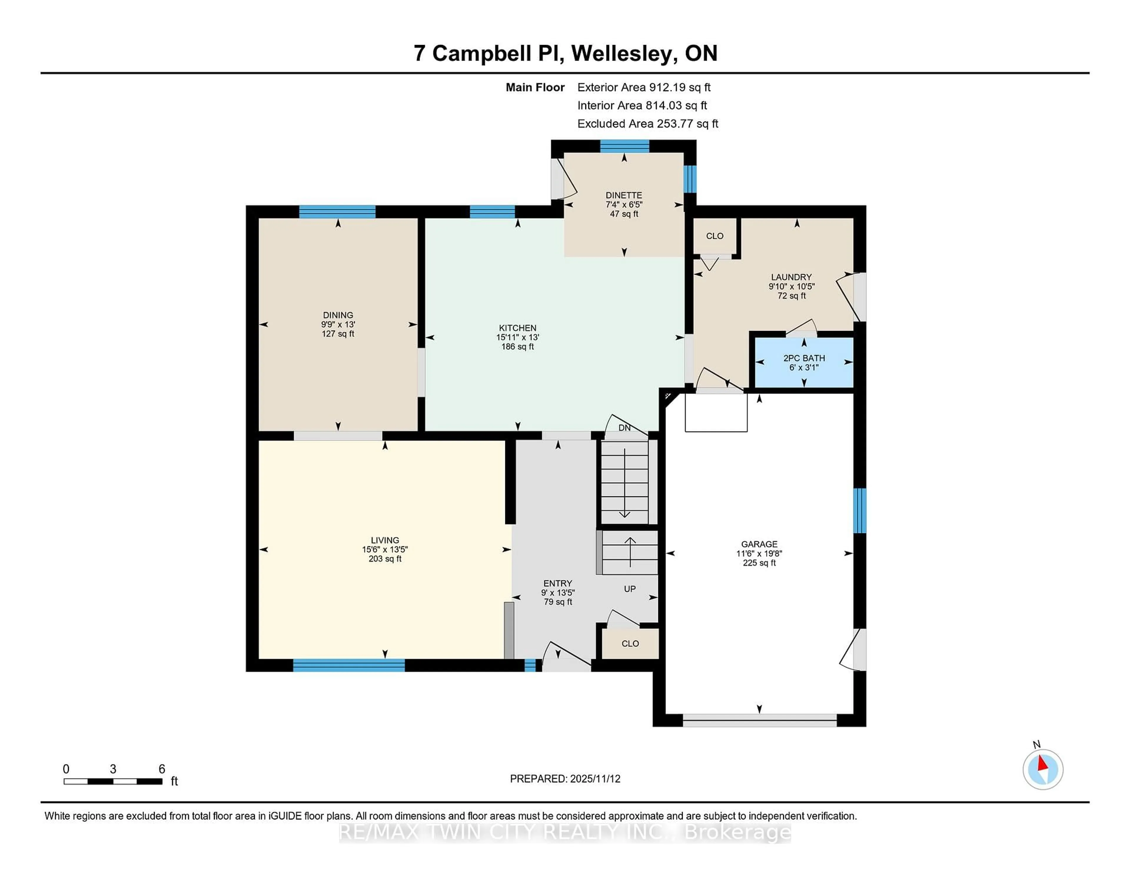 Floor plan for 7 Campbell Pl, Wellesley Ontario N0B 2T0