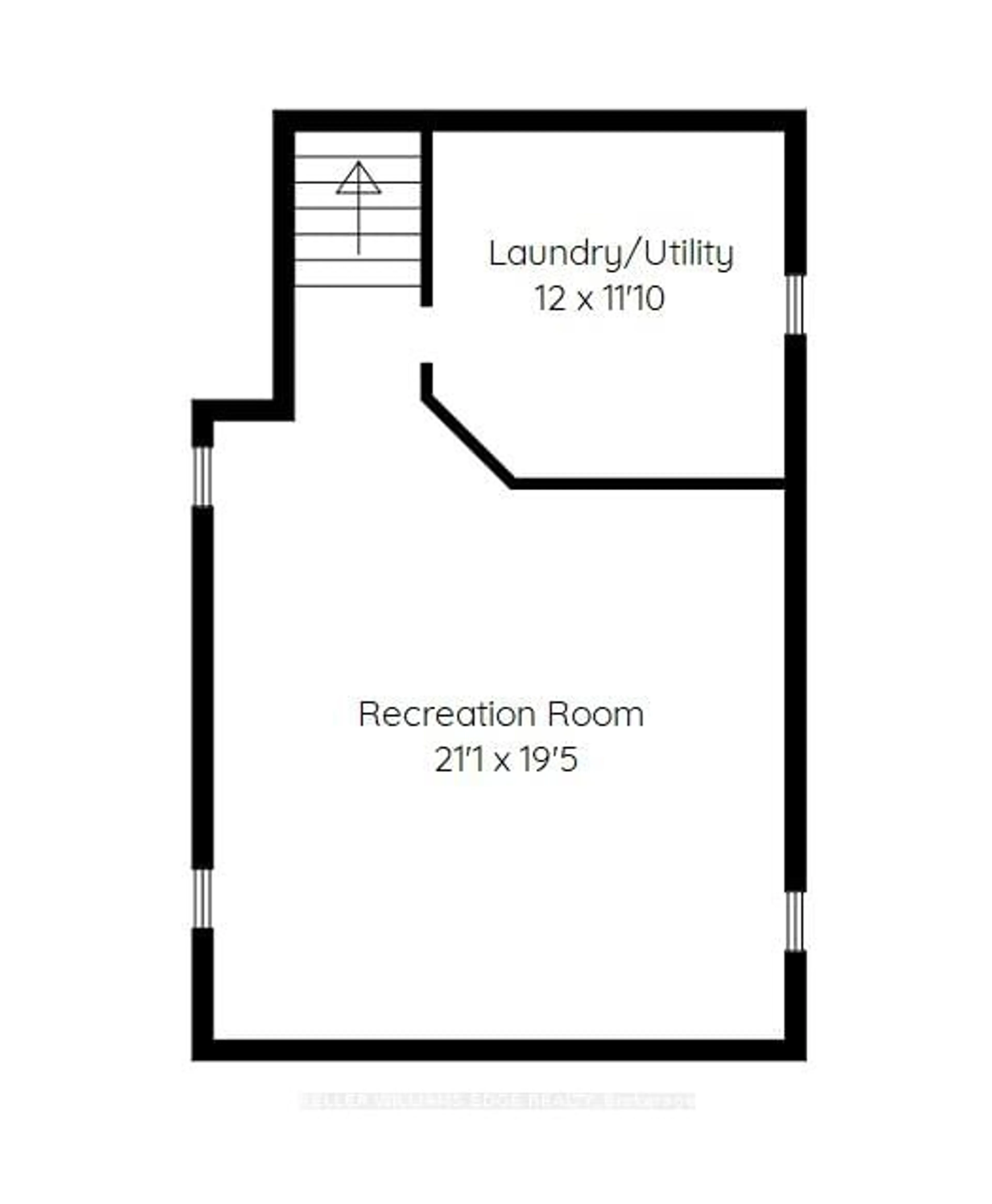 Floor plan for 149 Ivon Ave, Hamilton Ontario L8H 5S7