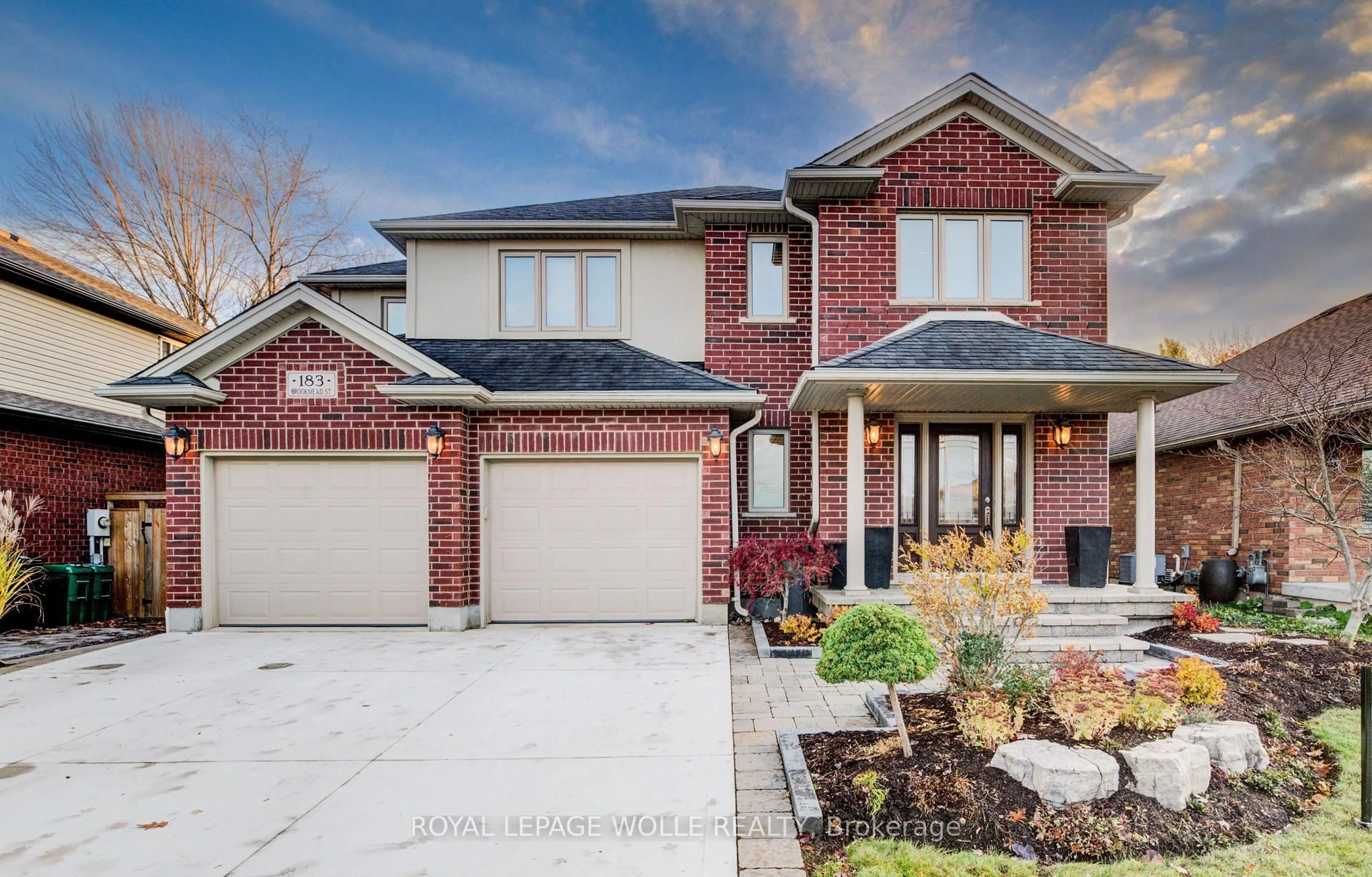 Home with brick exterior material, street for 183 Brookmead St, Woolwich Ontario N3B 0A2