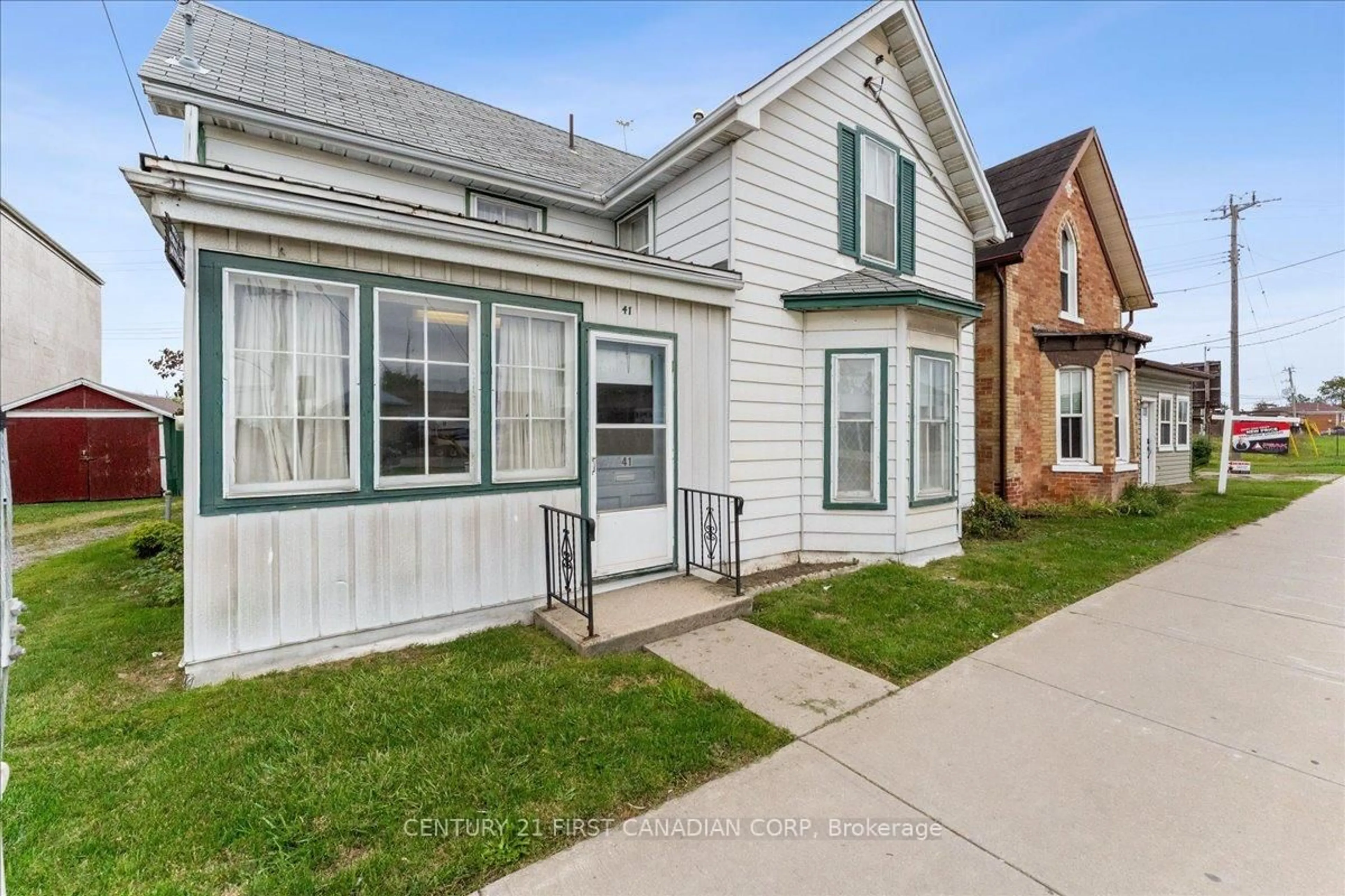 Home with vinyl exterior material, street for 41 Main St, Haldimand Ontario N0A 1H0