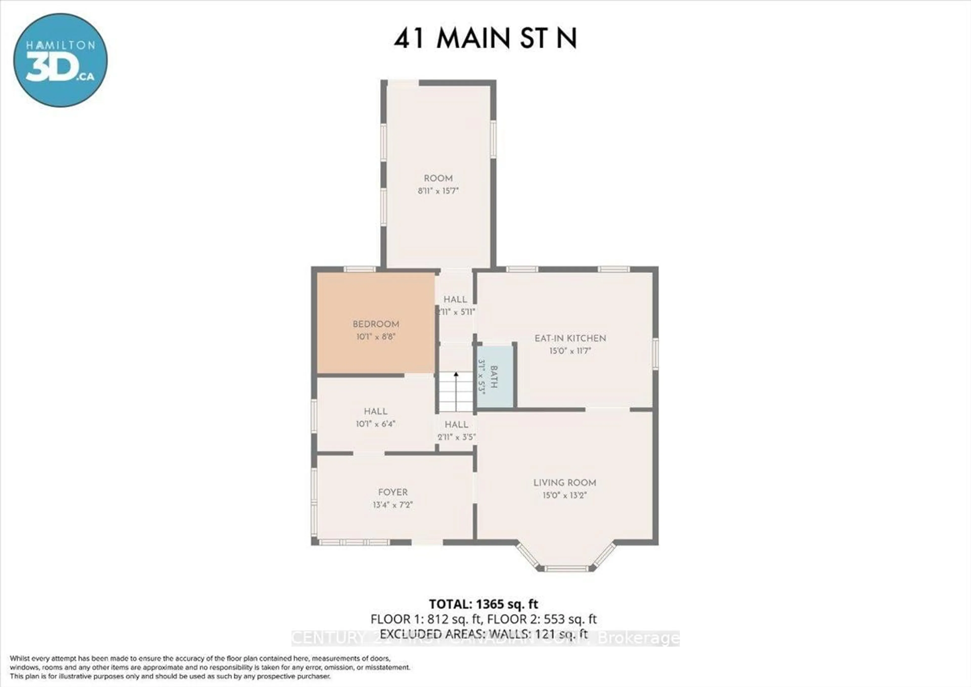 Floor plan for 41 Main St, Haldimand Ontario N0A 1H0