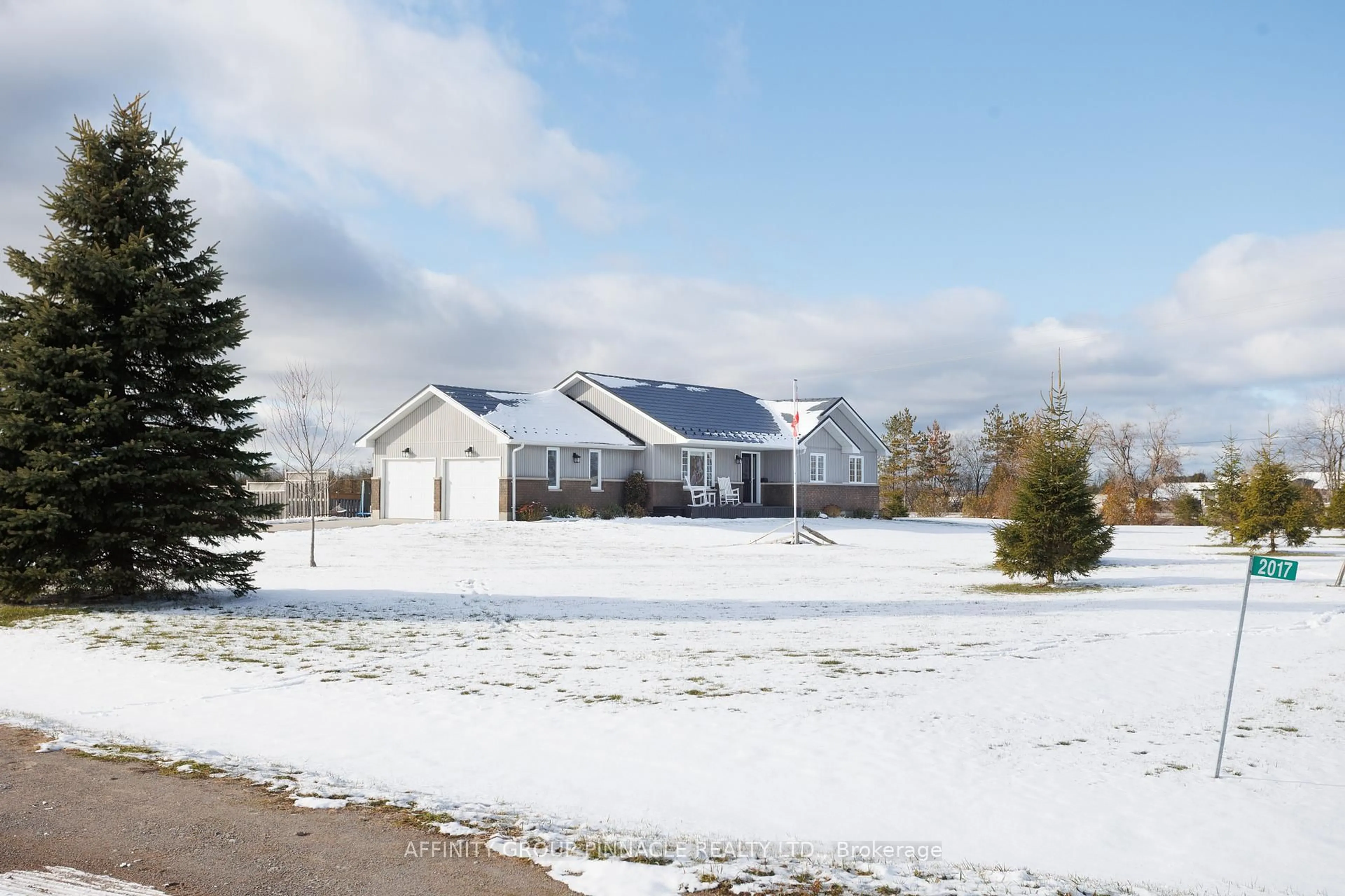 A pic from outside/outdoor area/front of a property/back of a property/a pic from drone, unknown for 2017 Sturgeon Rd, Kawartha Lakes Ontario K0M 1L0