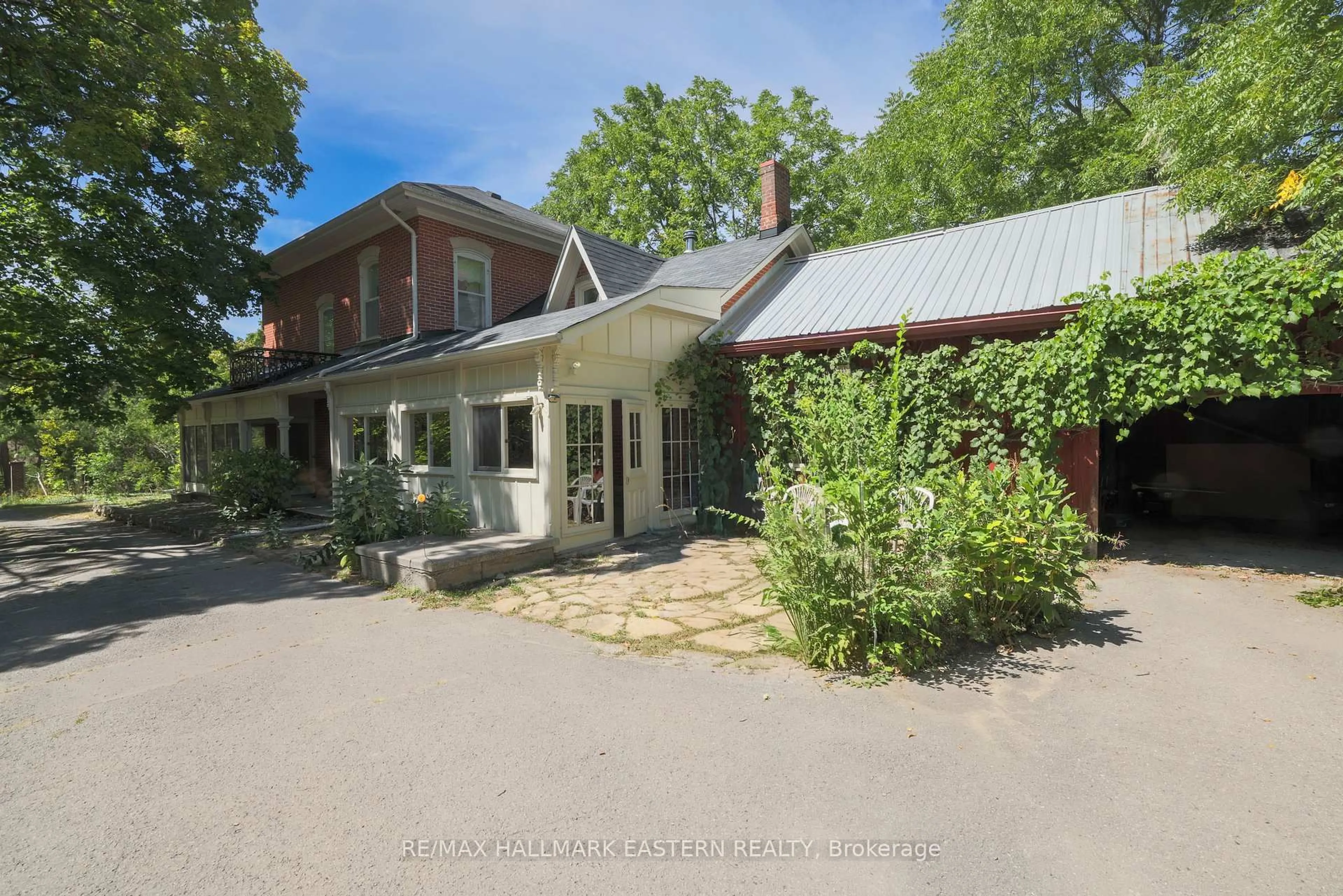 A pic from outside/outdoor area/front of a property/back of a property/a pic from drone, building for 4372 County Road 29, Douro-Dummer Ontario K0L 2H0