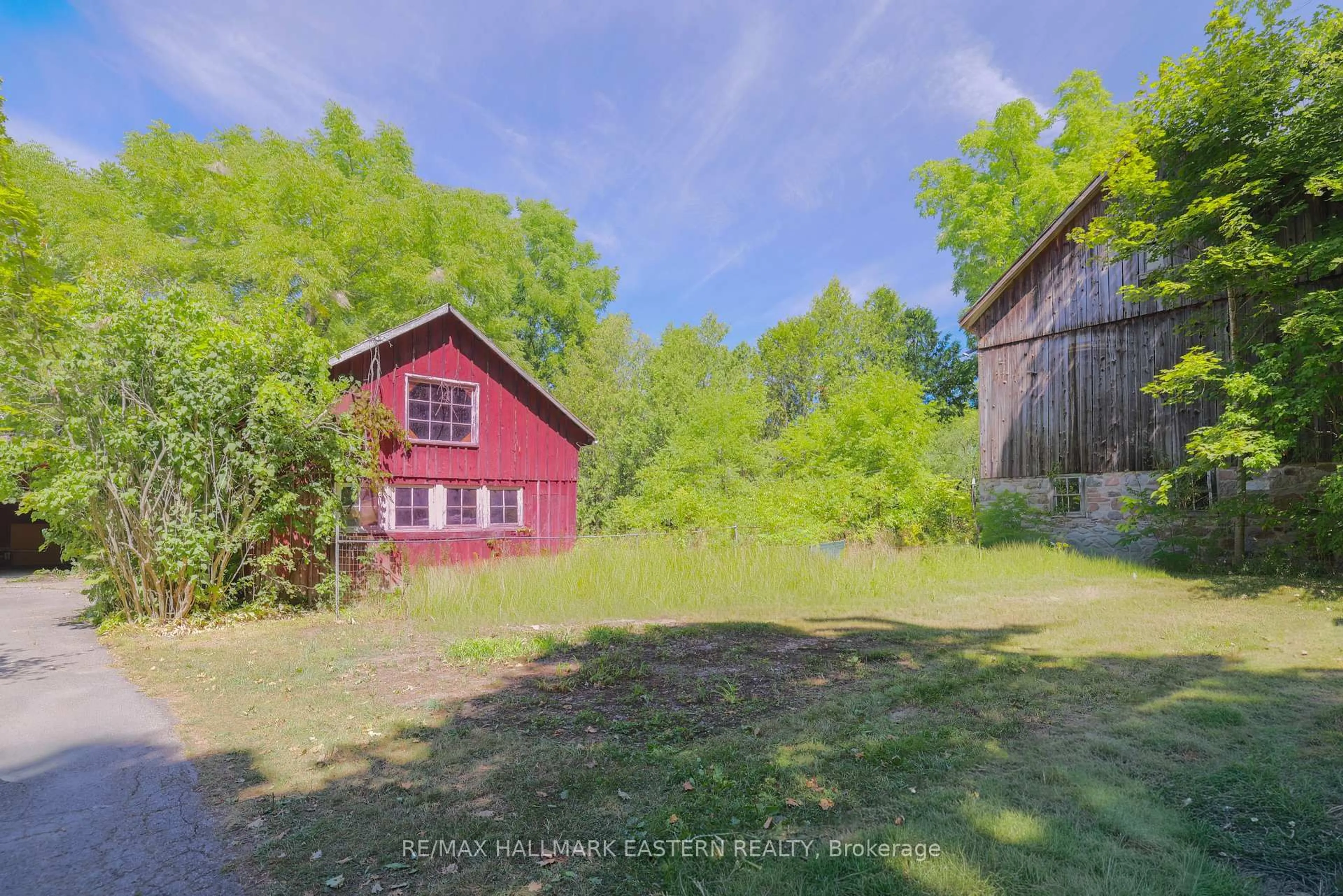 A pic from outside/outdoor area/front of a property/back of a property/a pic from drone, unknown for 4372 County Road 29, Douro-Dummer Ontario K0L 2H0