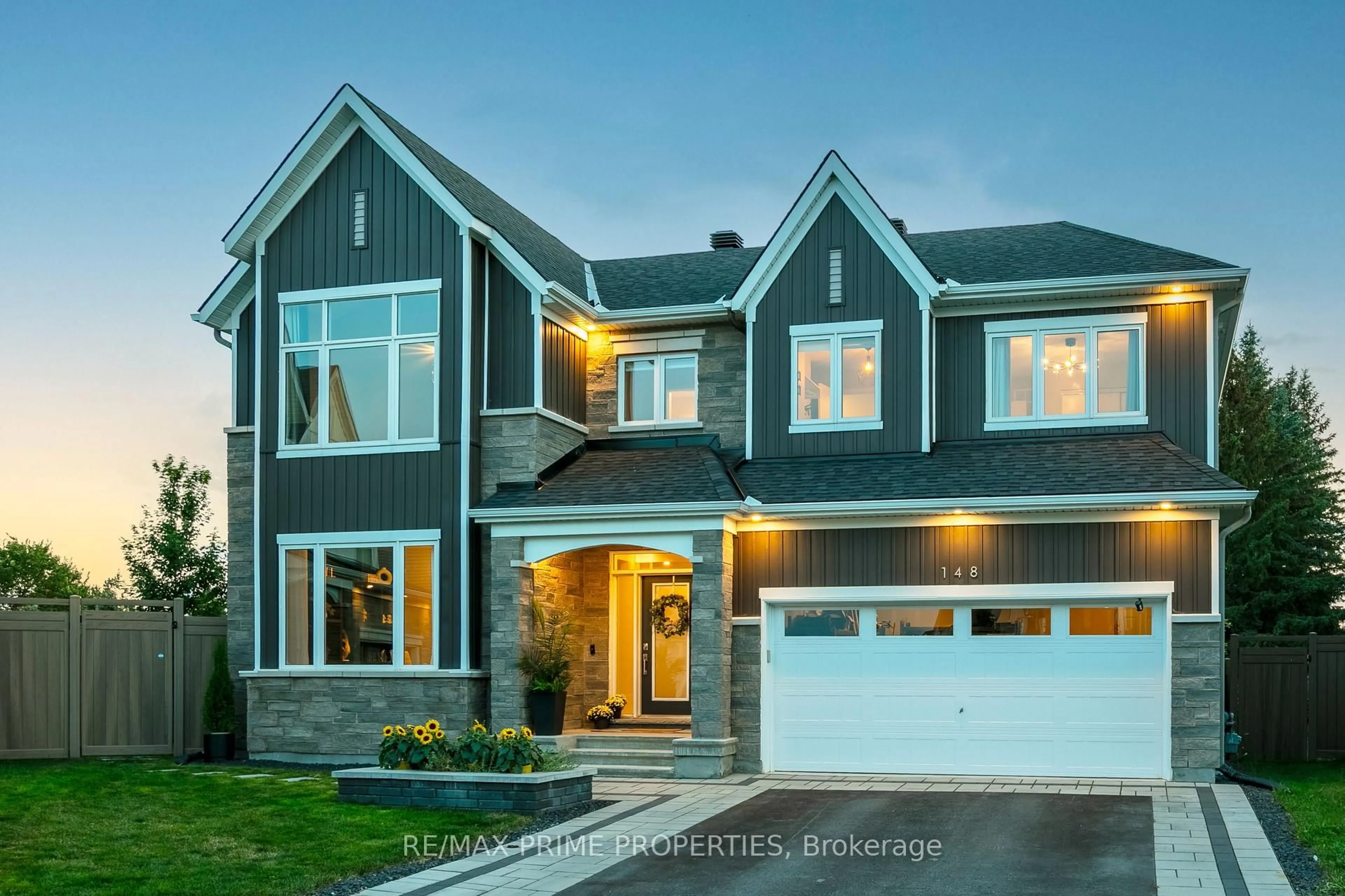 Home with vinyl exterior material, street for 148 Aubrais Cres, Ottawa Ontario K1W 0N1