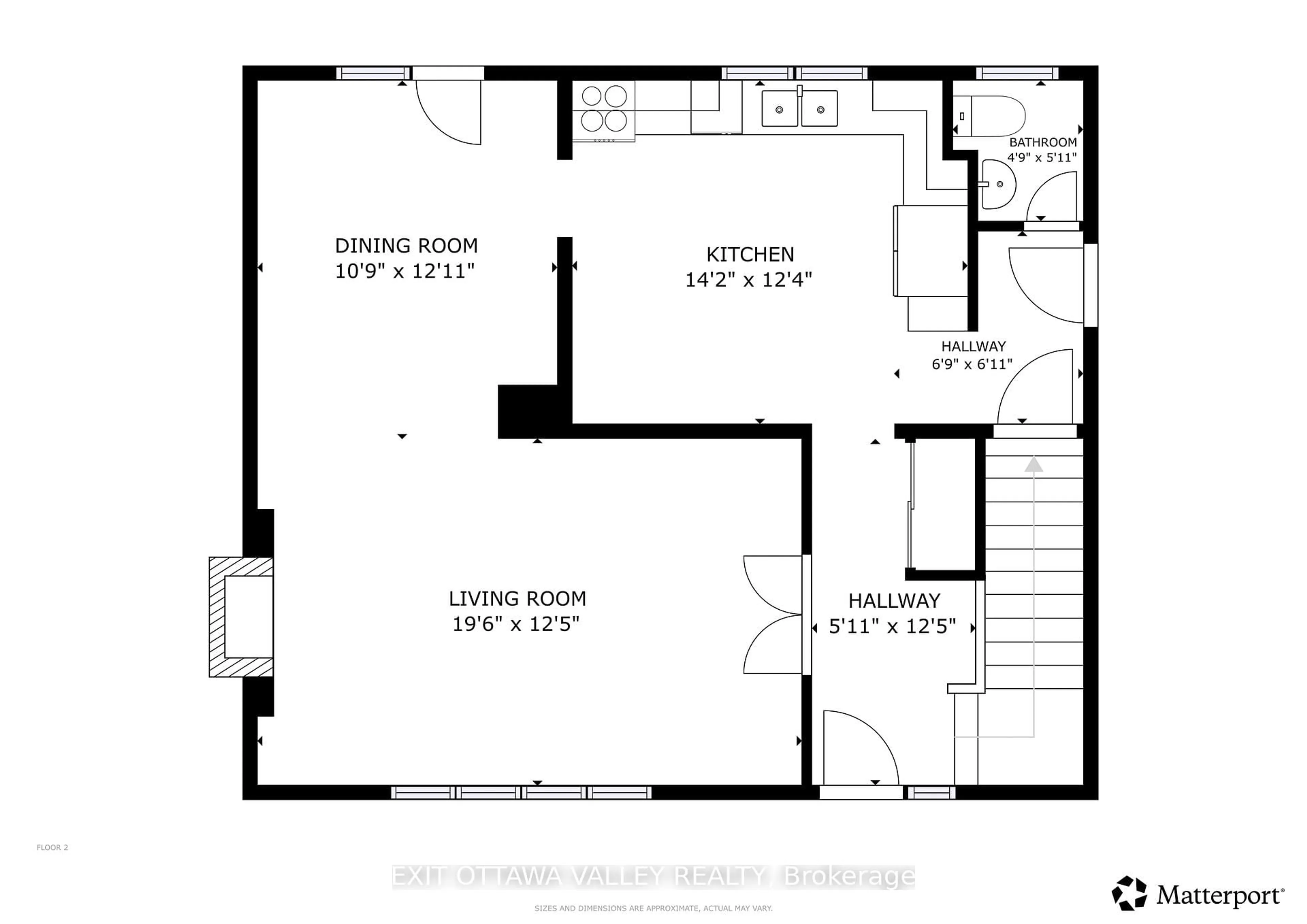 Floor plan for 321 Patricia Ave, Pembroke Ontario K8A 2C1