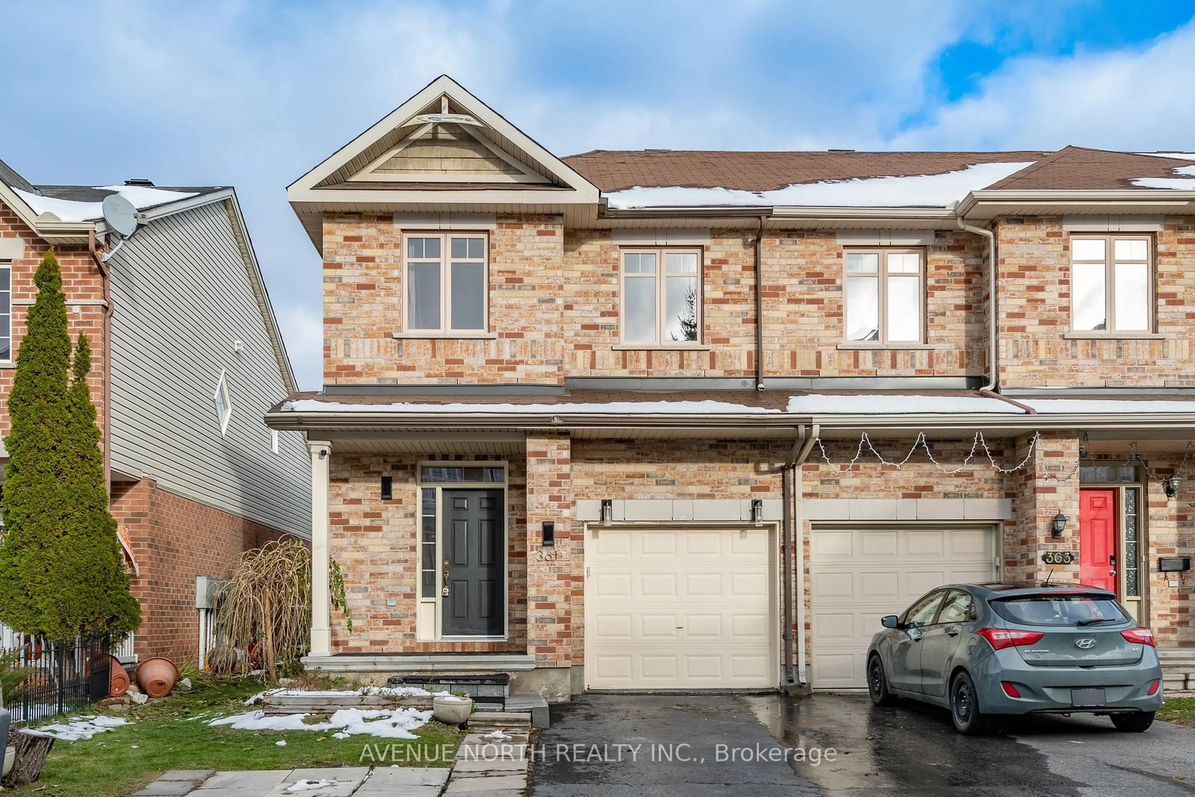 Home with brick exterior material, street for 361 Royal Fern Way, Ottawa Ontario K1V 2K6