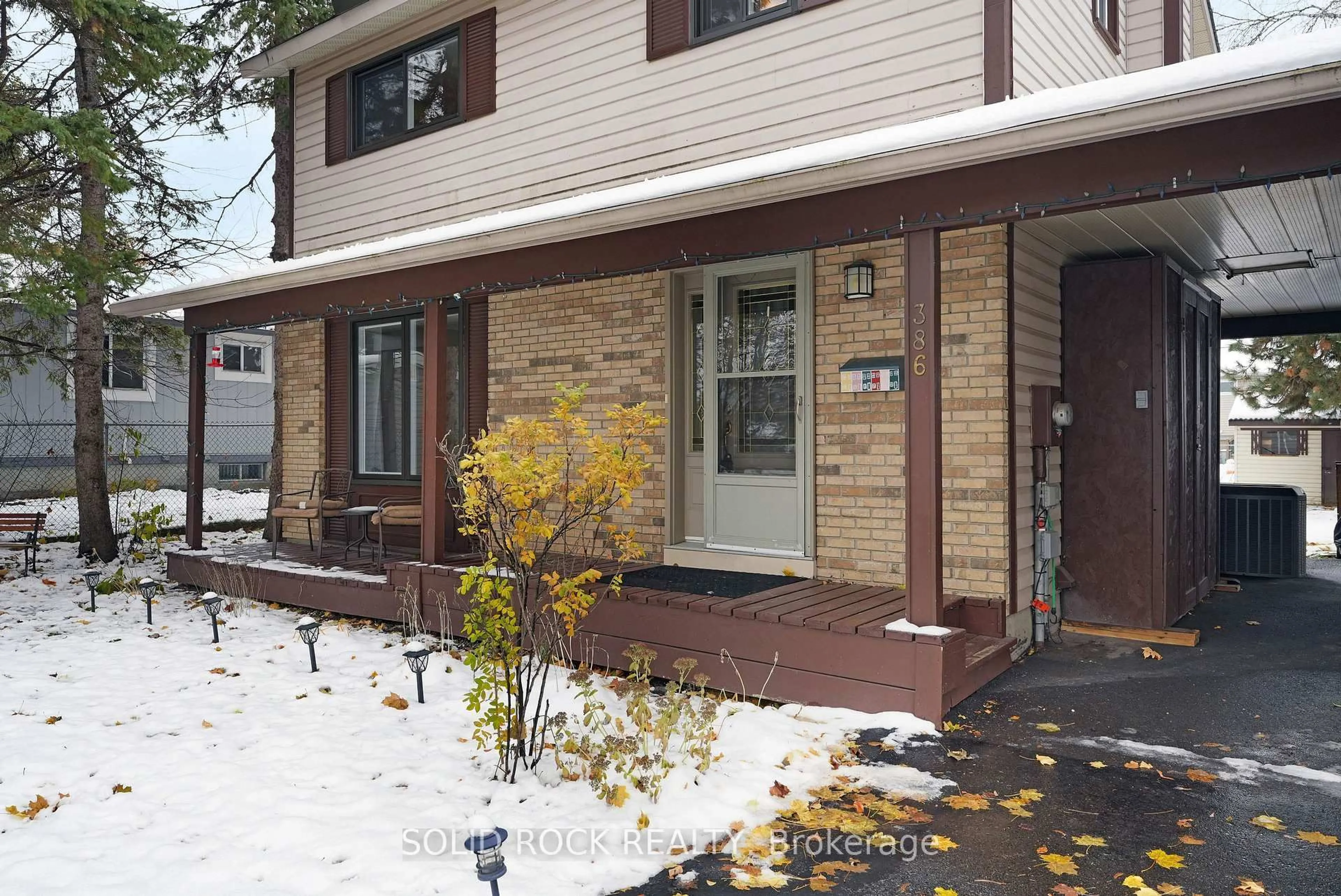 Home with brick exterior material, street for 386 Vince Dr, Orleans Ontario K1E 2E3