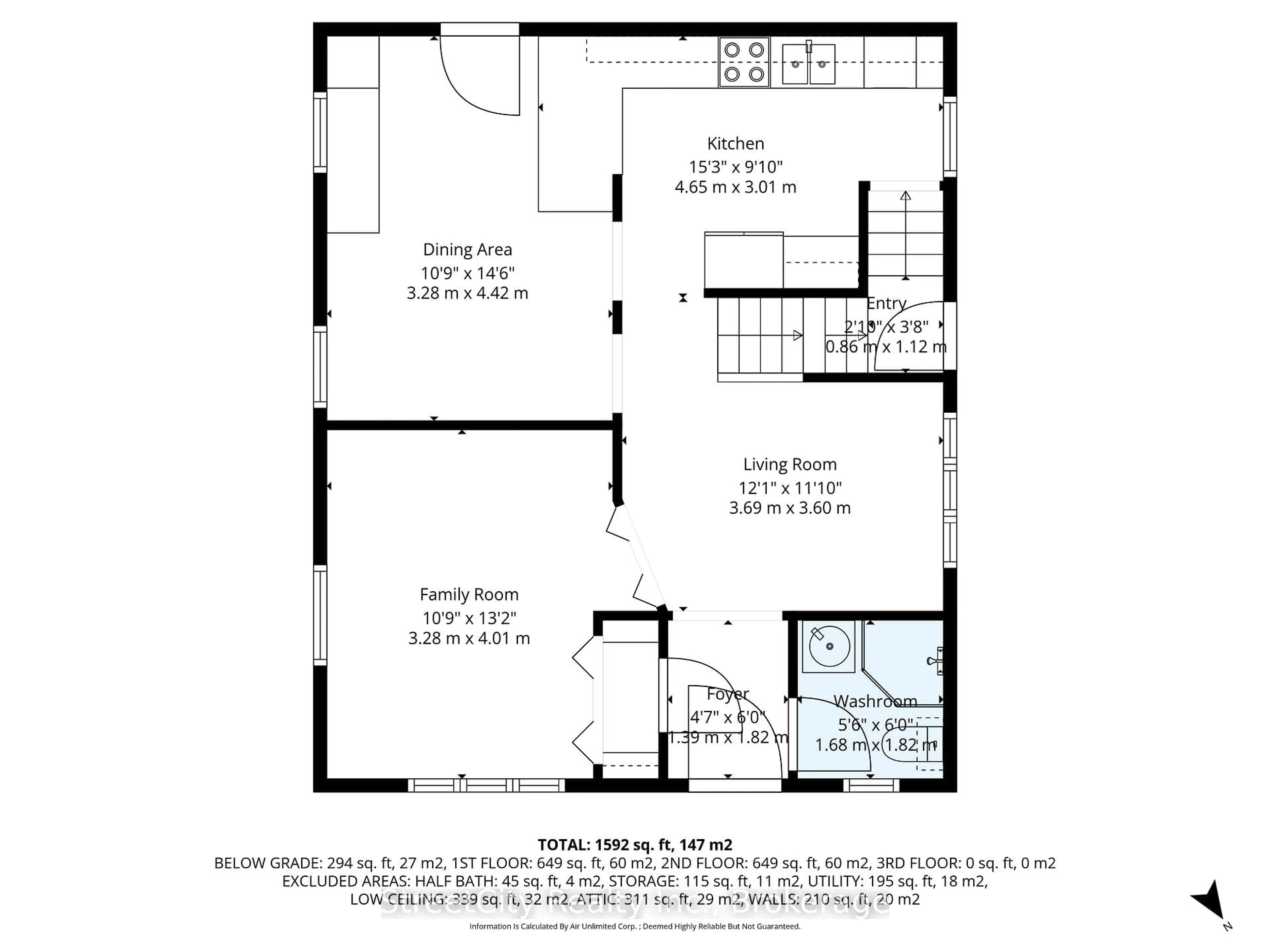 Floor plan for 97 Cambria St, Stratford Ontario N5A 1G8