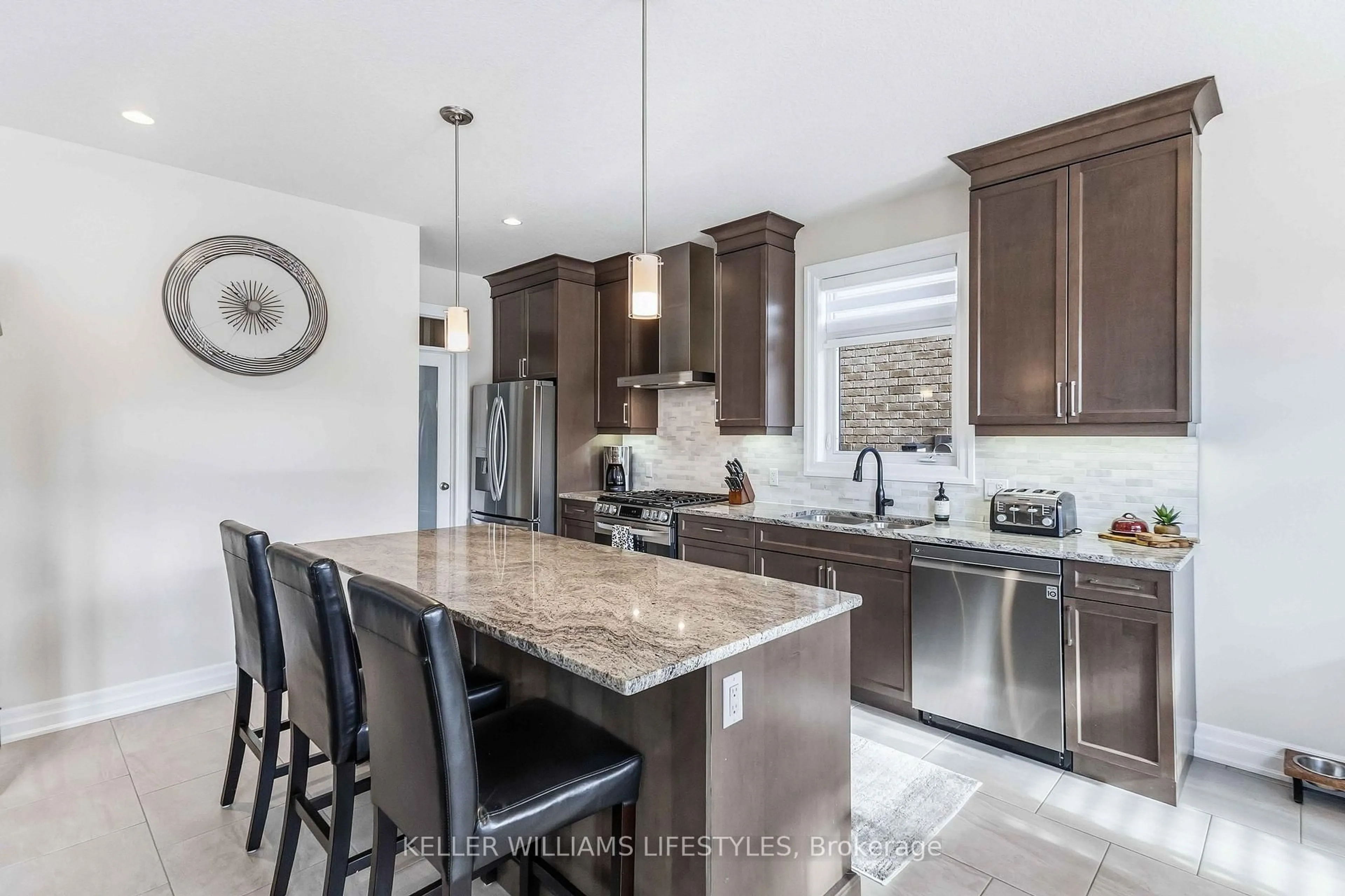 Contemporary kitchen, ceramic/tile floor for 2196 Springridge Dr, London North Ontario N5X 4P8