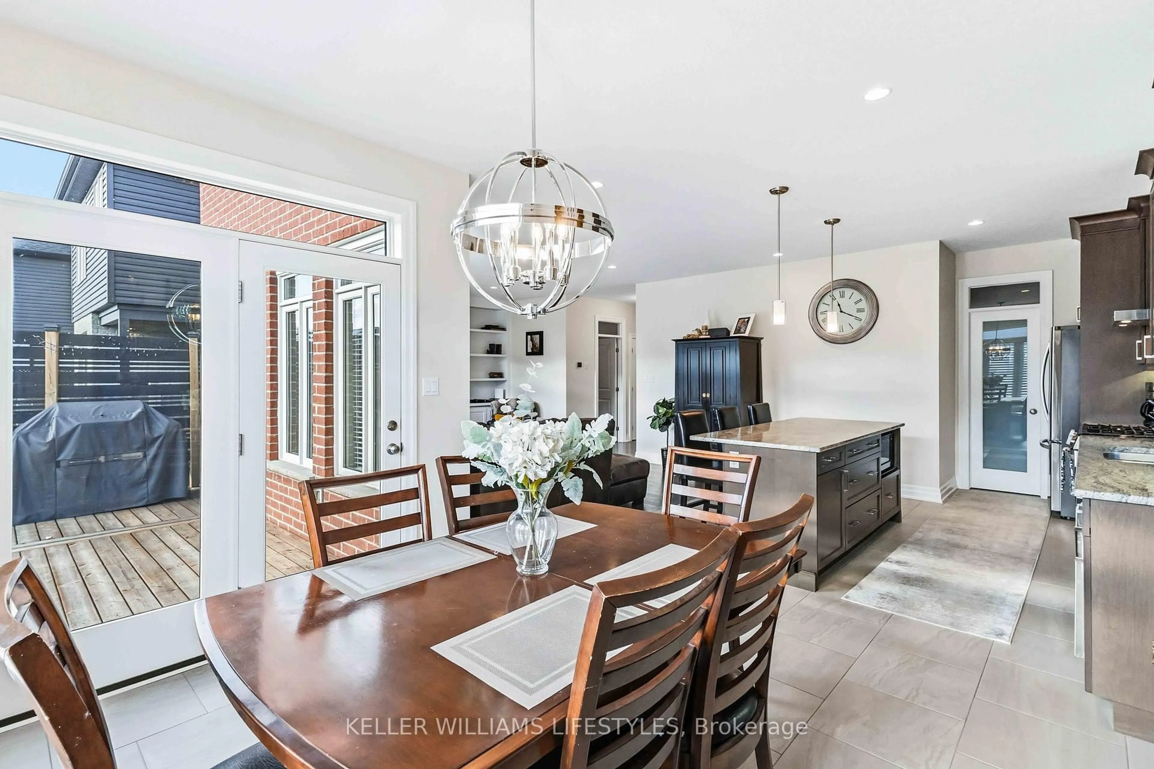 Open concept kitchen, ceramic/tile floor for 2196 Springridge Dr, London North Ontario N5X 4P8