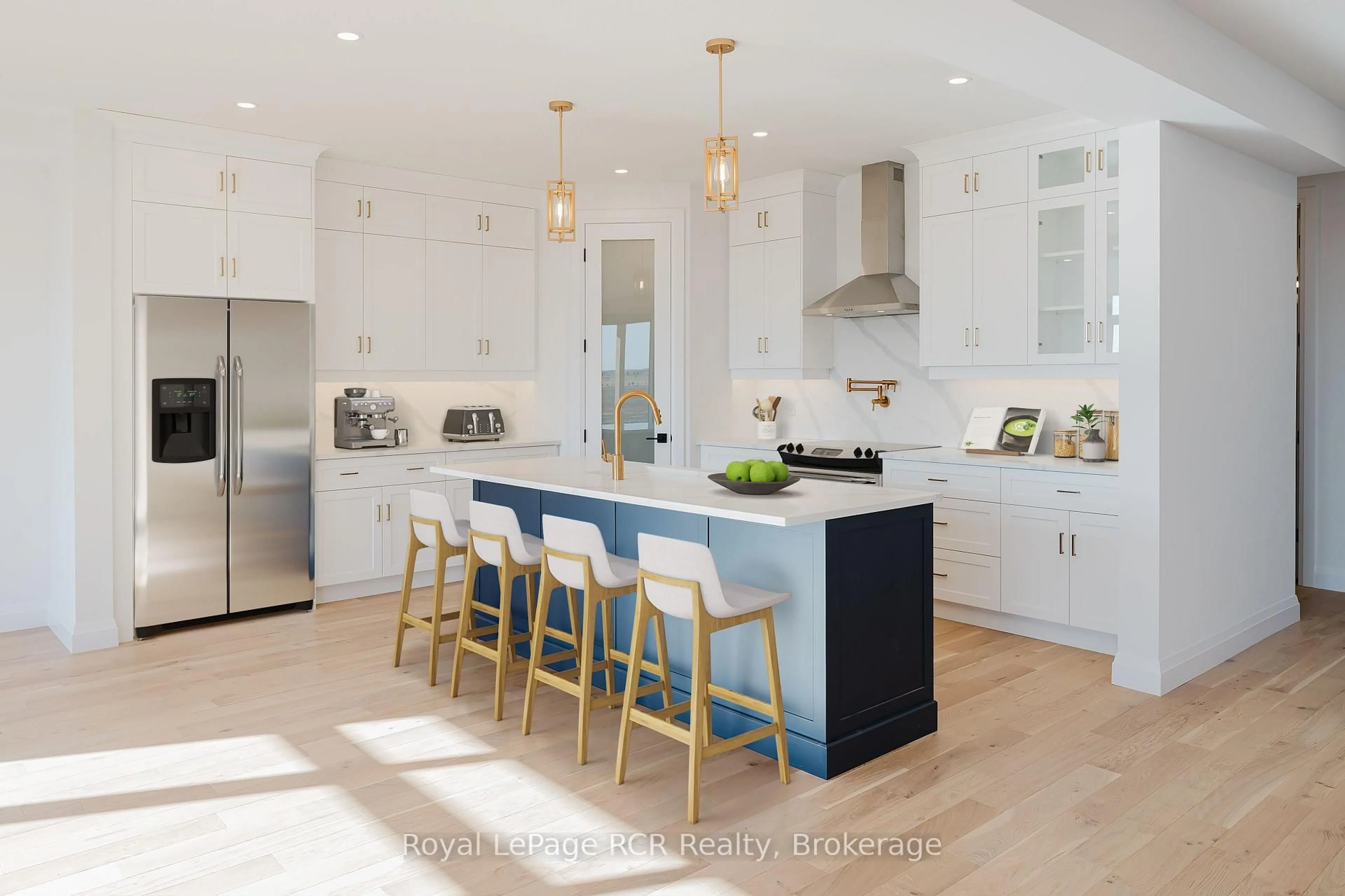 Open concept kitchen, wood/laminate floor for 236 Schmidt Dr, Wellington North Ontario N0G 1A0