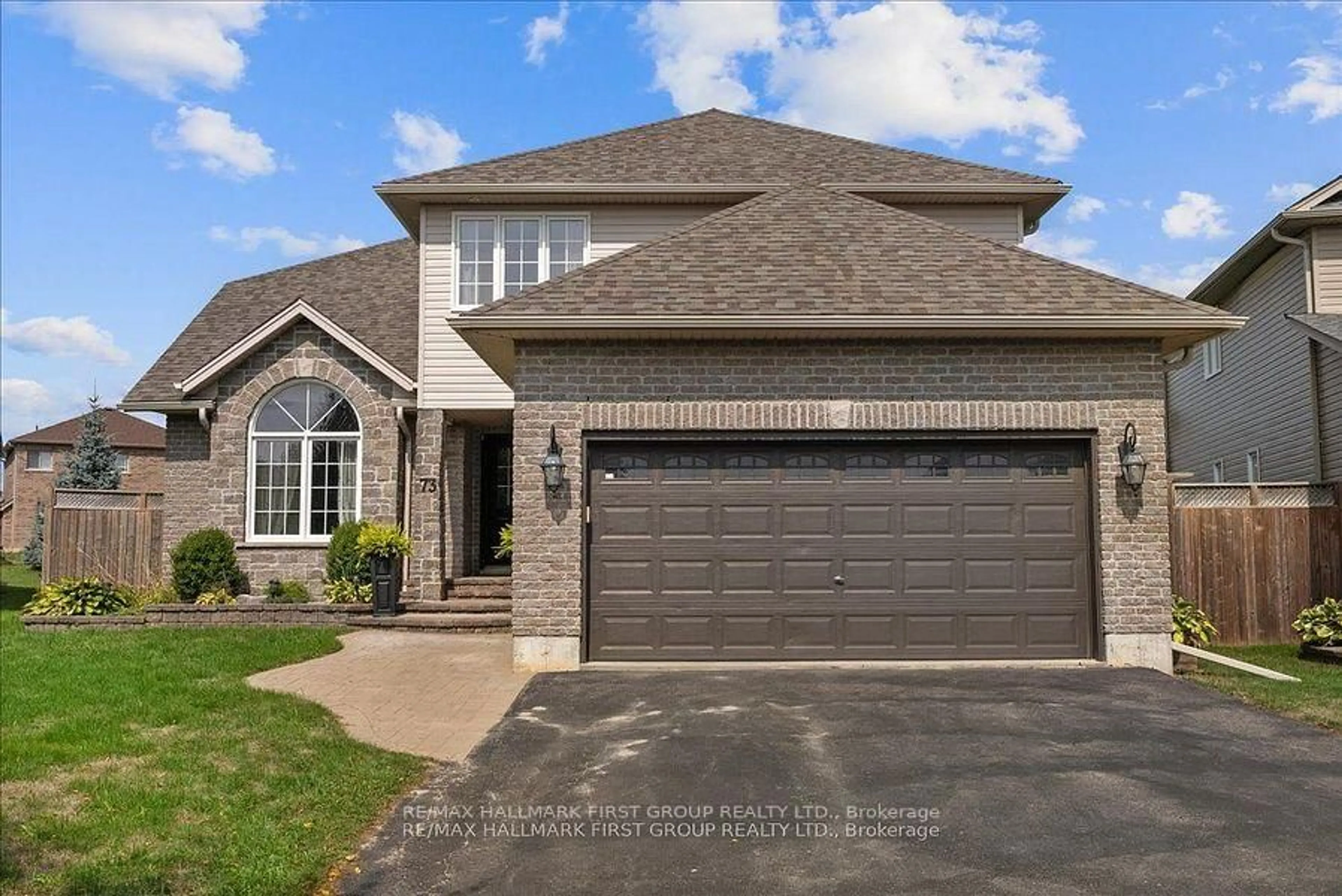 Home with brick exterior material, street for 73 Springdale Dr, Kawartha Lakes Ontario K9V 0J4
