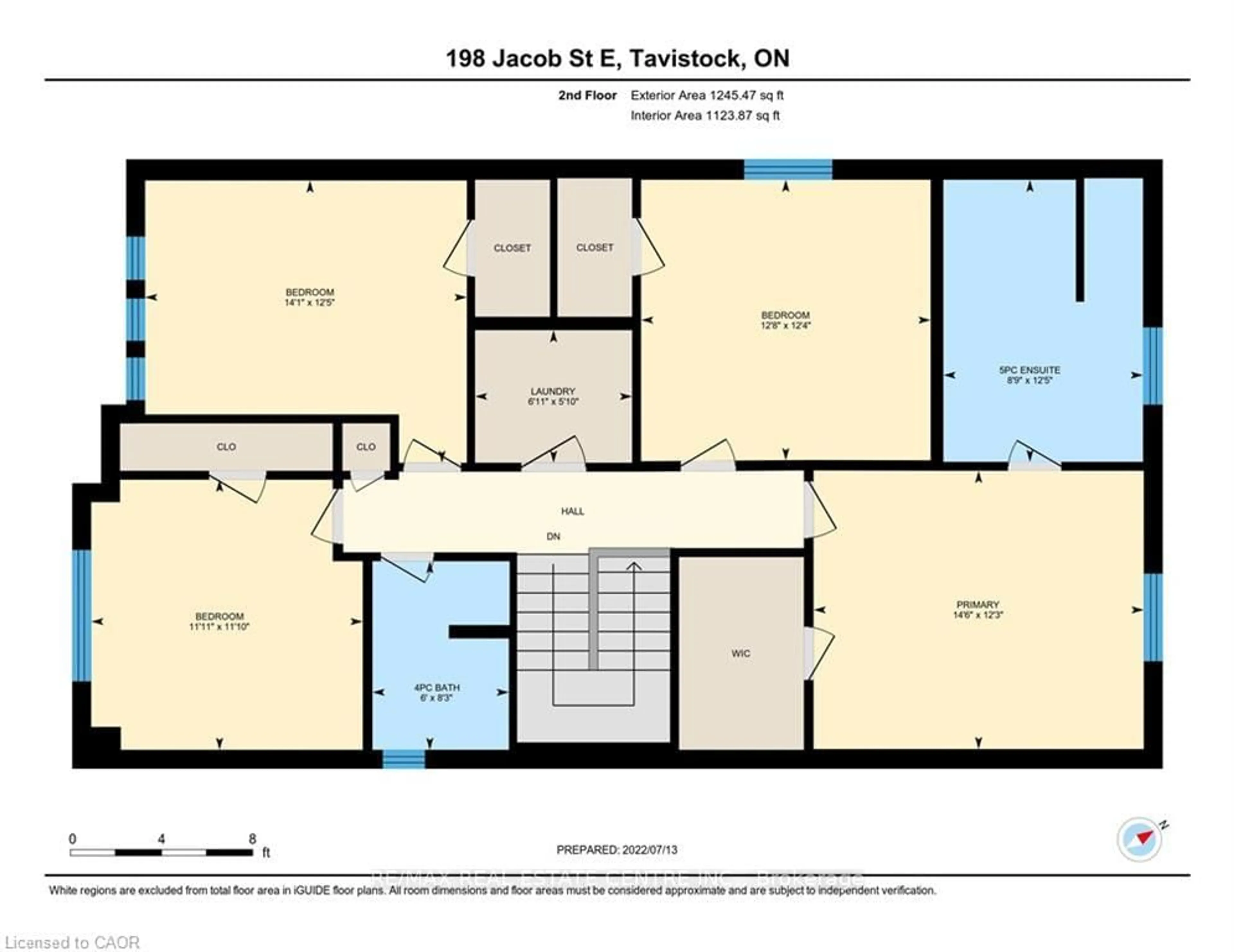 Floor plan for 198 Jacob St, East Zorra-Tavistock Ontario N0B 2R0