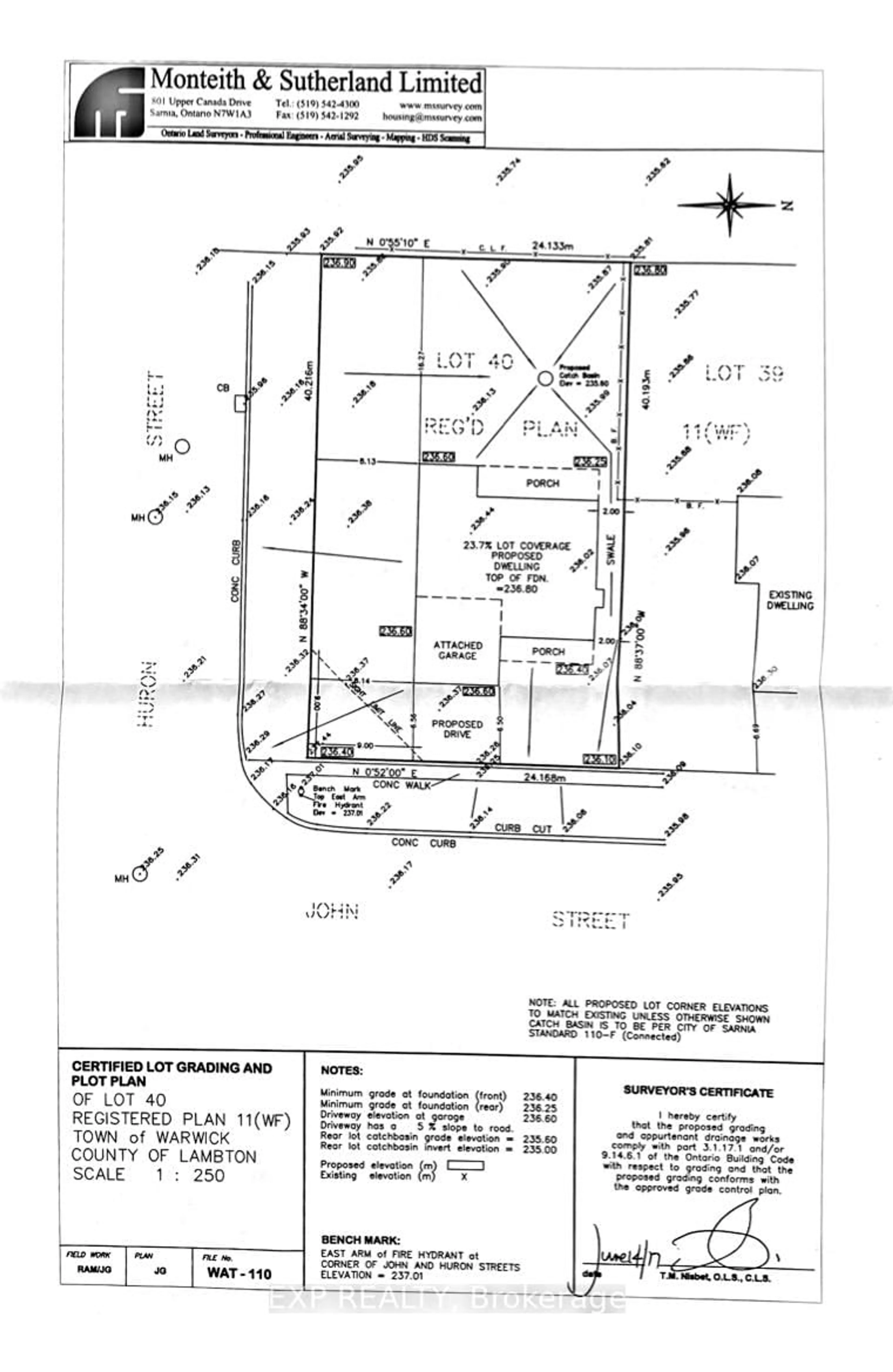Floor plan for 298 John St, Warwick Ontario N0M 2S0