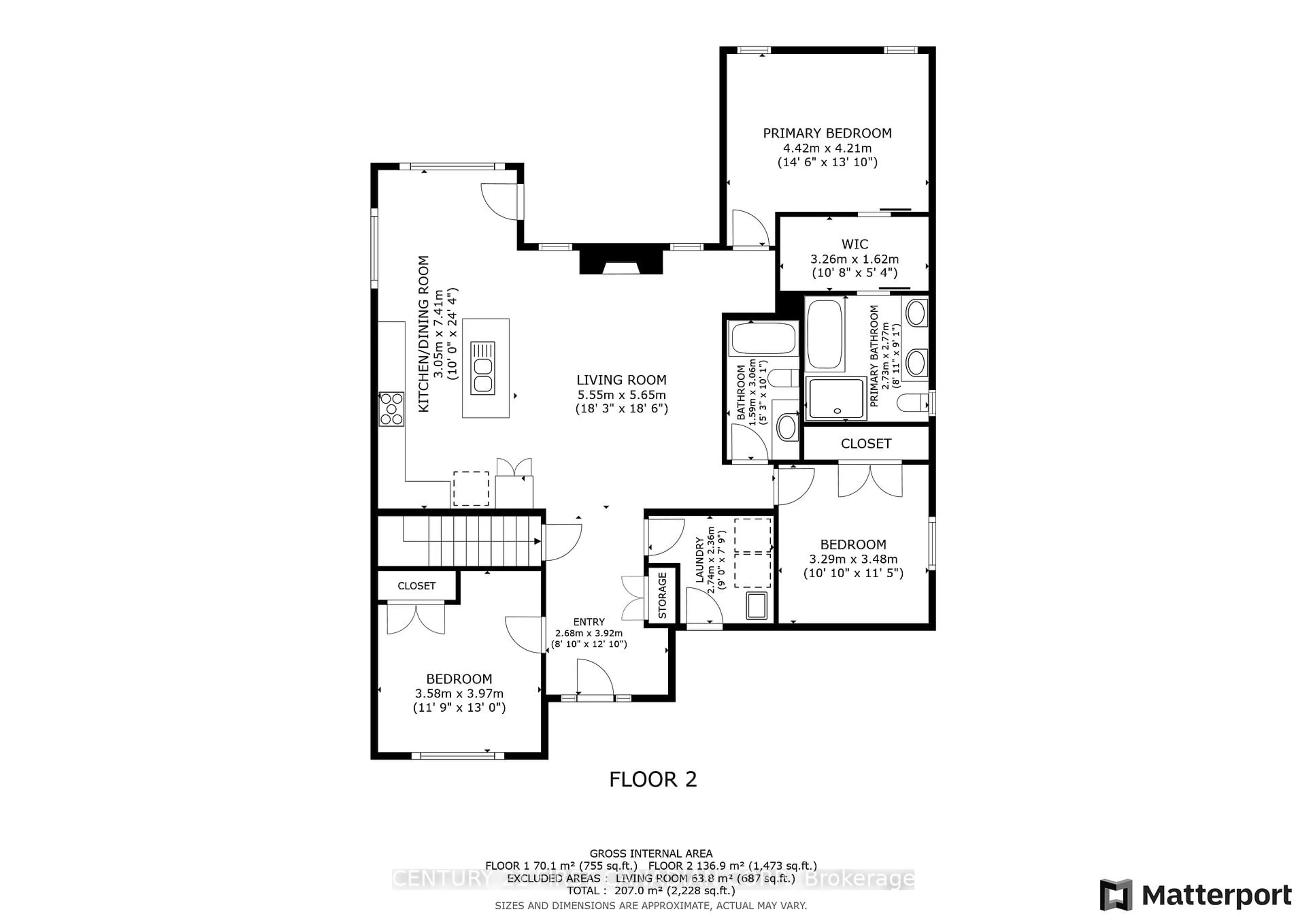 Floor plan for 60 Greene St, South Huron Ontario N0M 1S3