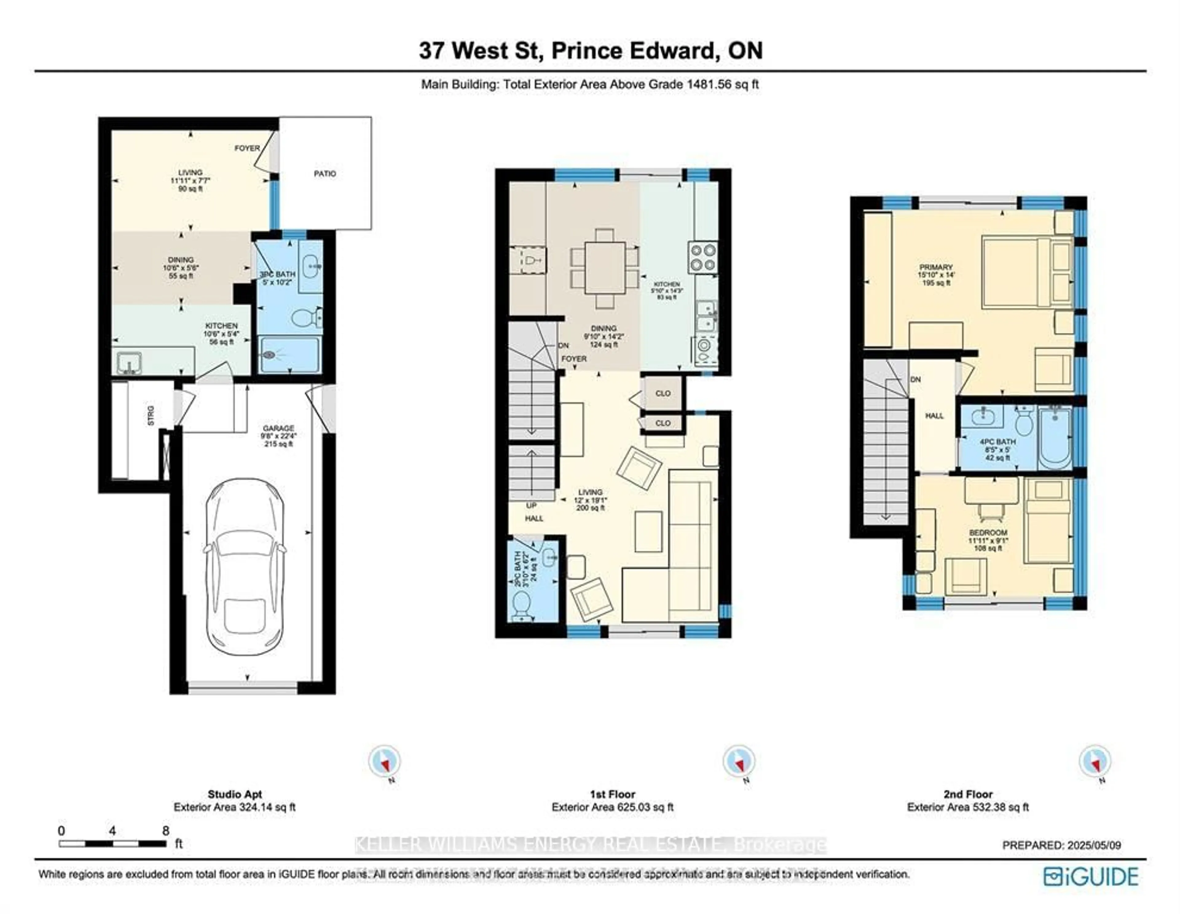 Floor plan for 37 West St, Prince Edward County Ontario K0K 3L0