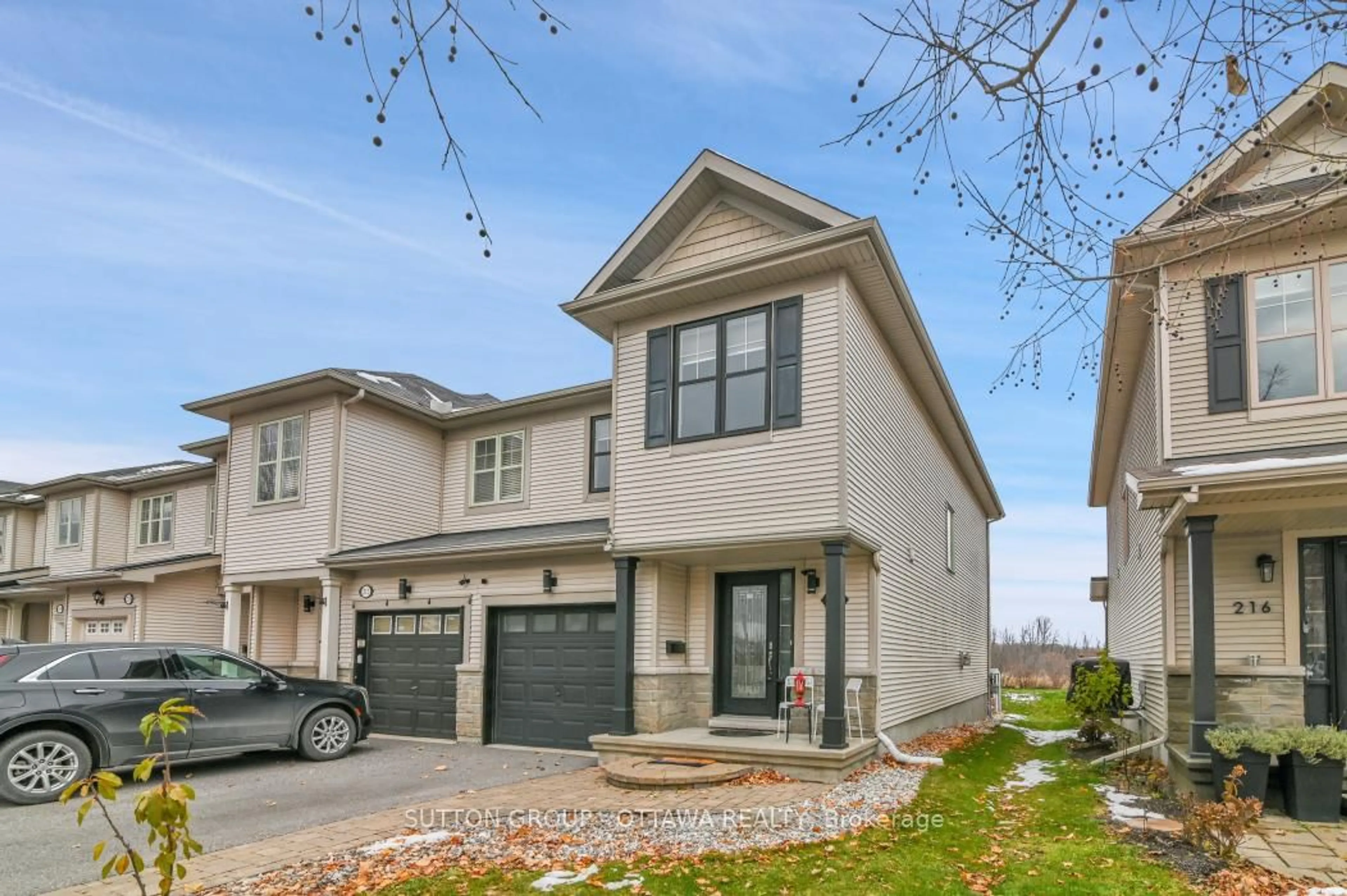 Home with brick exterior material, street for 214 Trail Side Circ, Orleans Ontario K4A 5B4