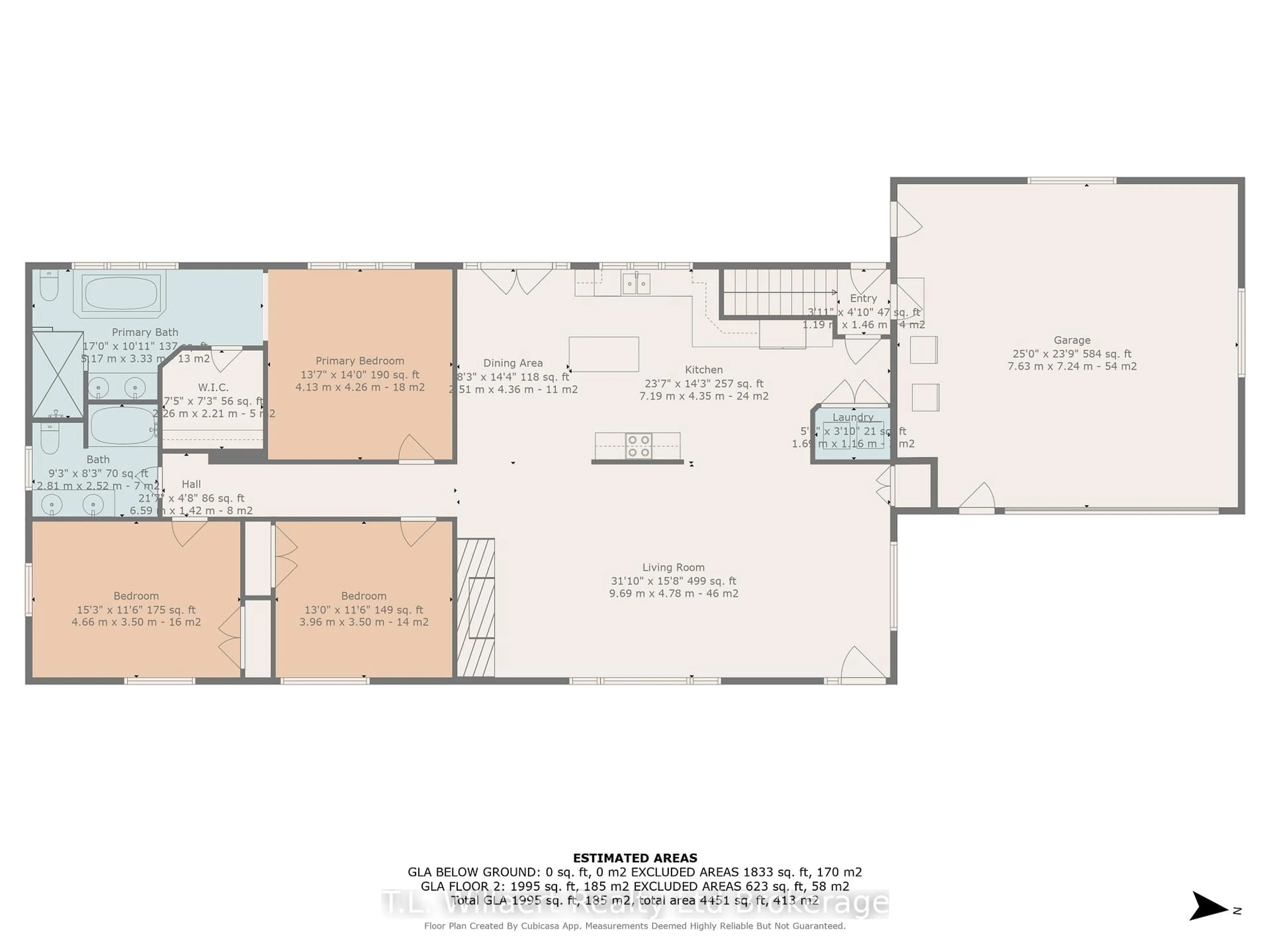 Floor plan for 292321 Culloden Line, South-West Oxford Ontario N0L 1C0