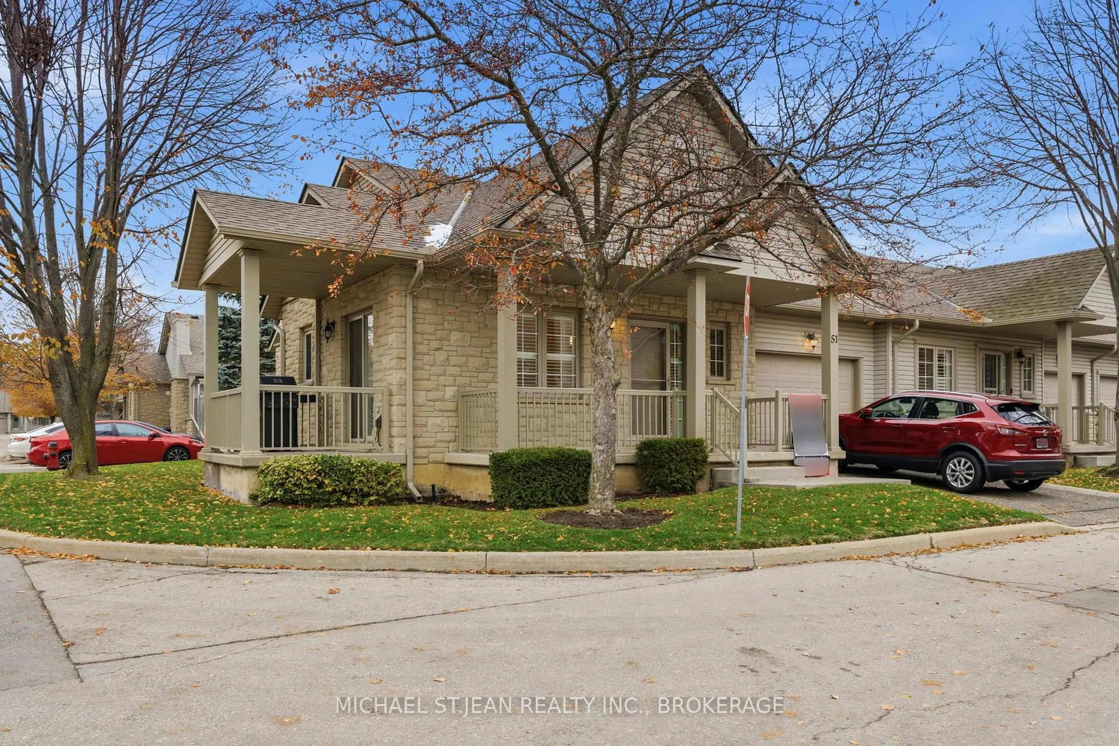 Home with brick exterior material, street for 34 Southbrook Dr #51, Hamilton Ontario L0R 1C0