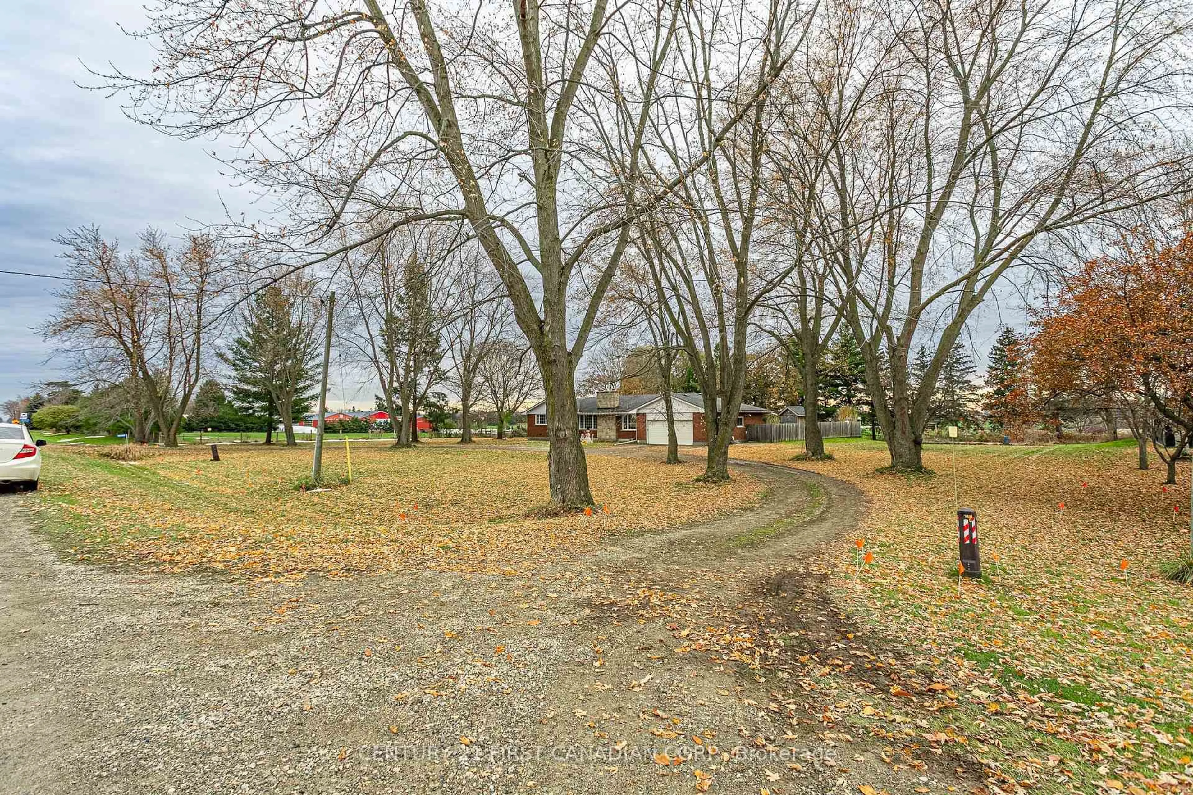 A pic from outside/outdoor area/front of a property/back of a property/a pic from drone, street for 195989 19th Line, Zorra Ontario N0M 2M0