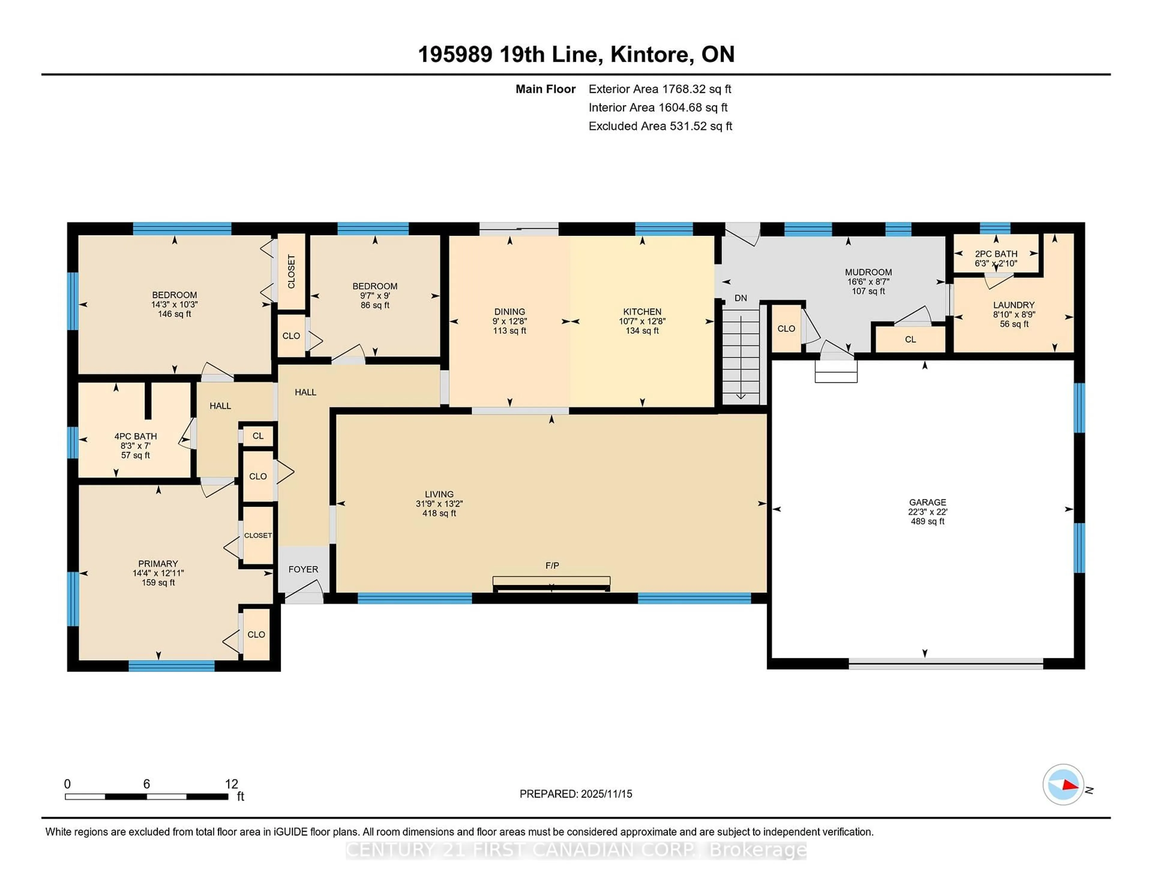 Floor plan for 195989 19th Line, Zorra Ontario N0M 2M0