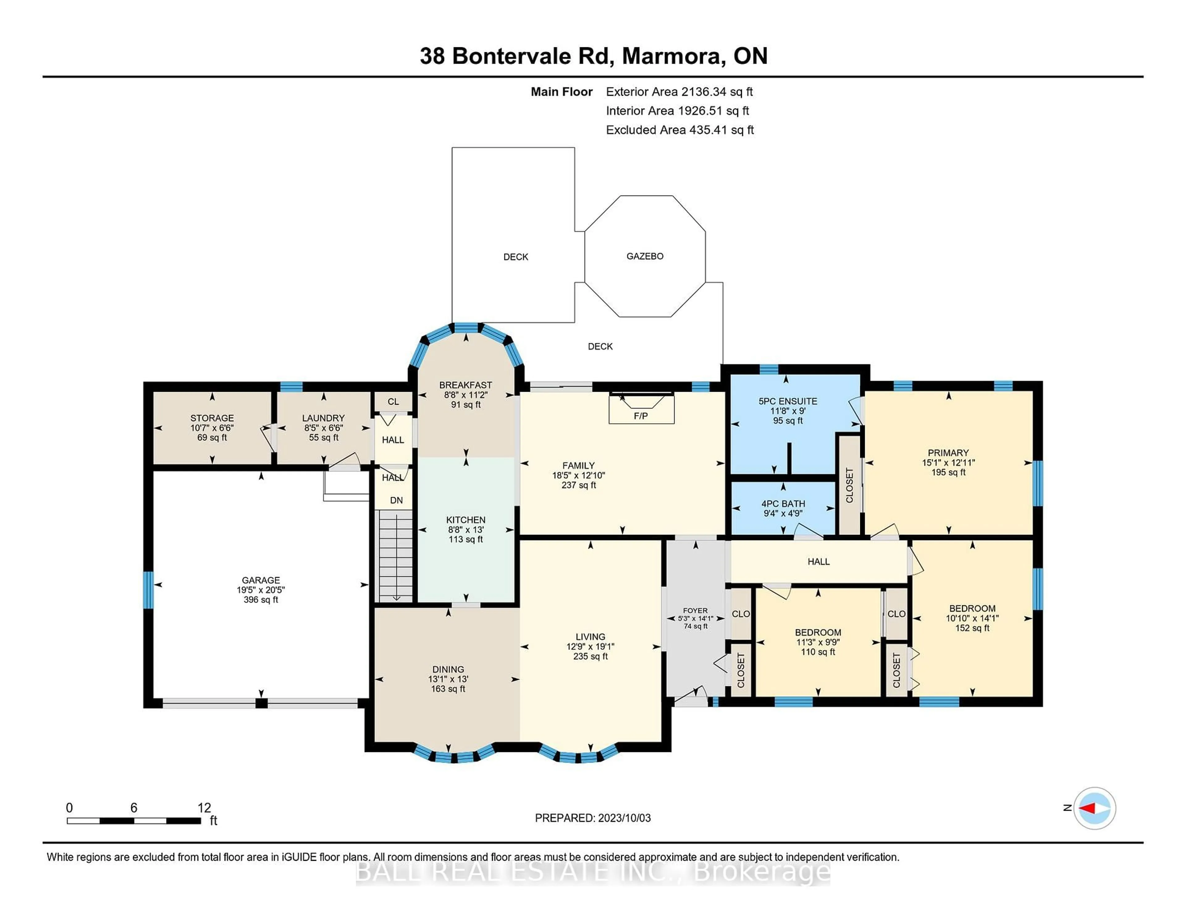 Floor plan for 38 Bontervale Rd, Limoges Ontario K0K 2M0