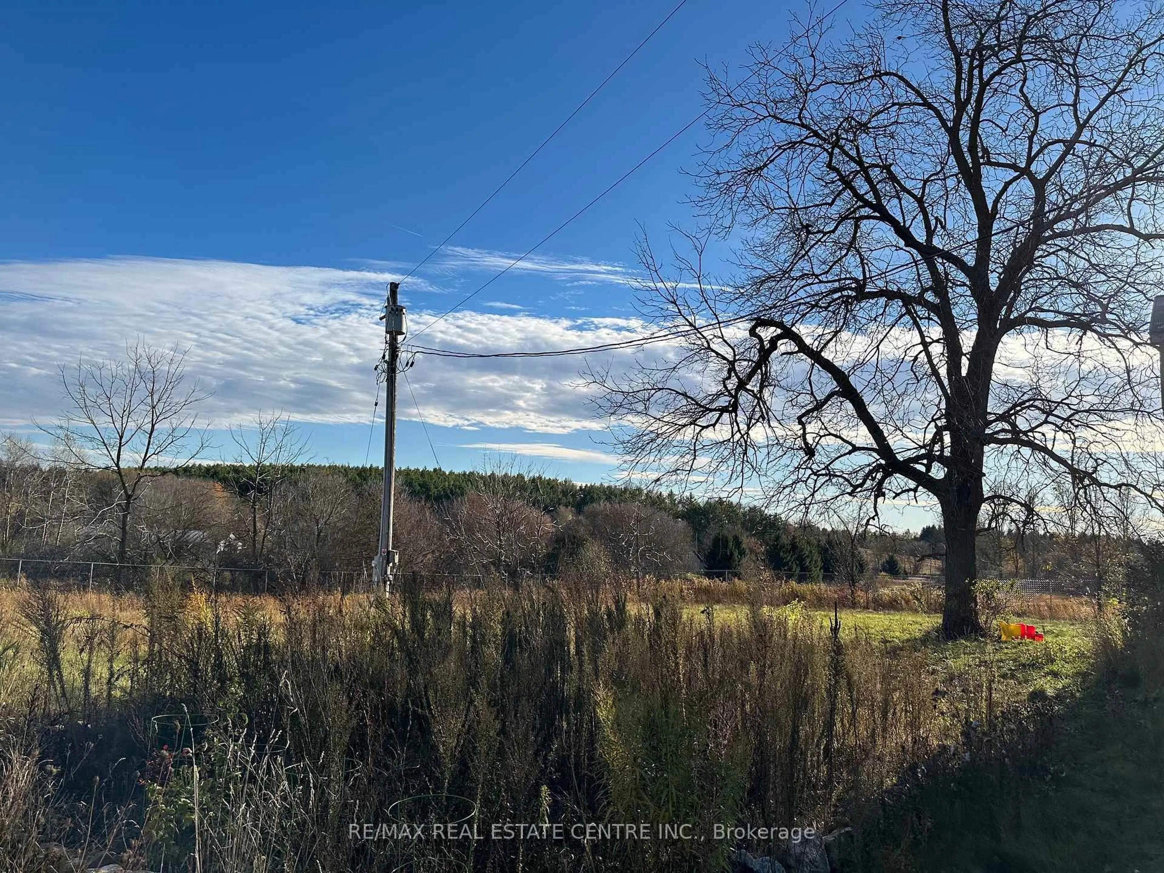 A pic from outside/outdoor area/front of a property/back of a property/a pic from drone, forest/trees view for 8119 Wellington Road 124, Guelph/Eramosa Ontario N1H 6H4