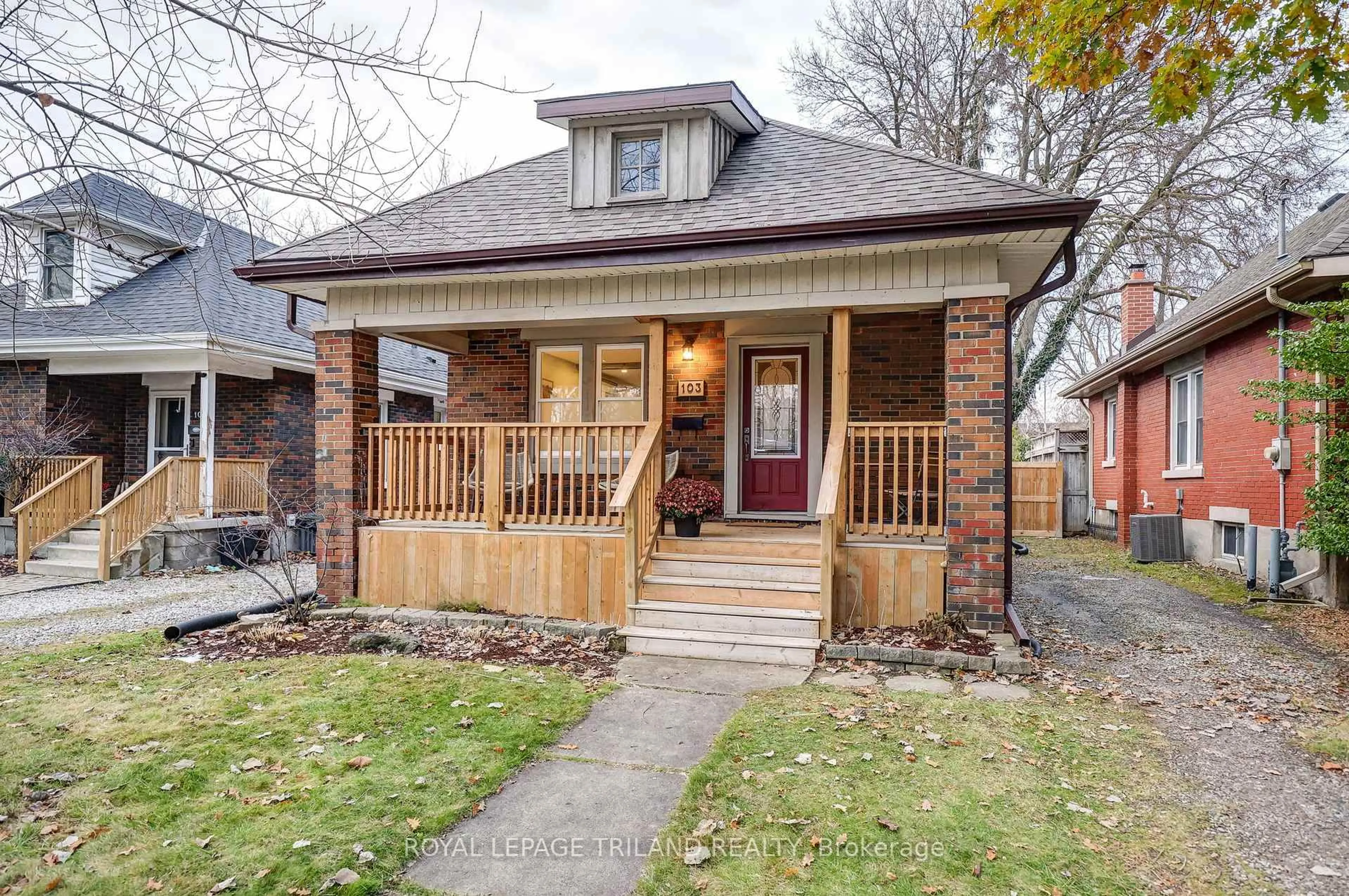 Home with brick exterior material, street for 103 Springbank Dr, London South Ontario N6J 1E5