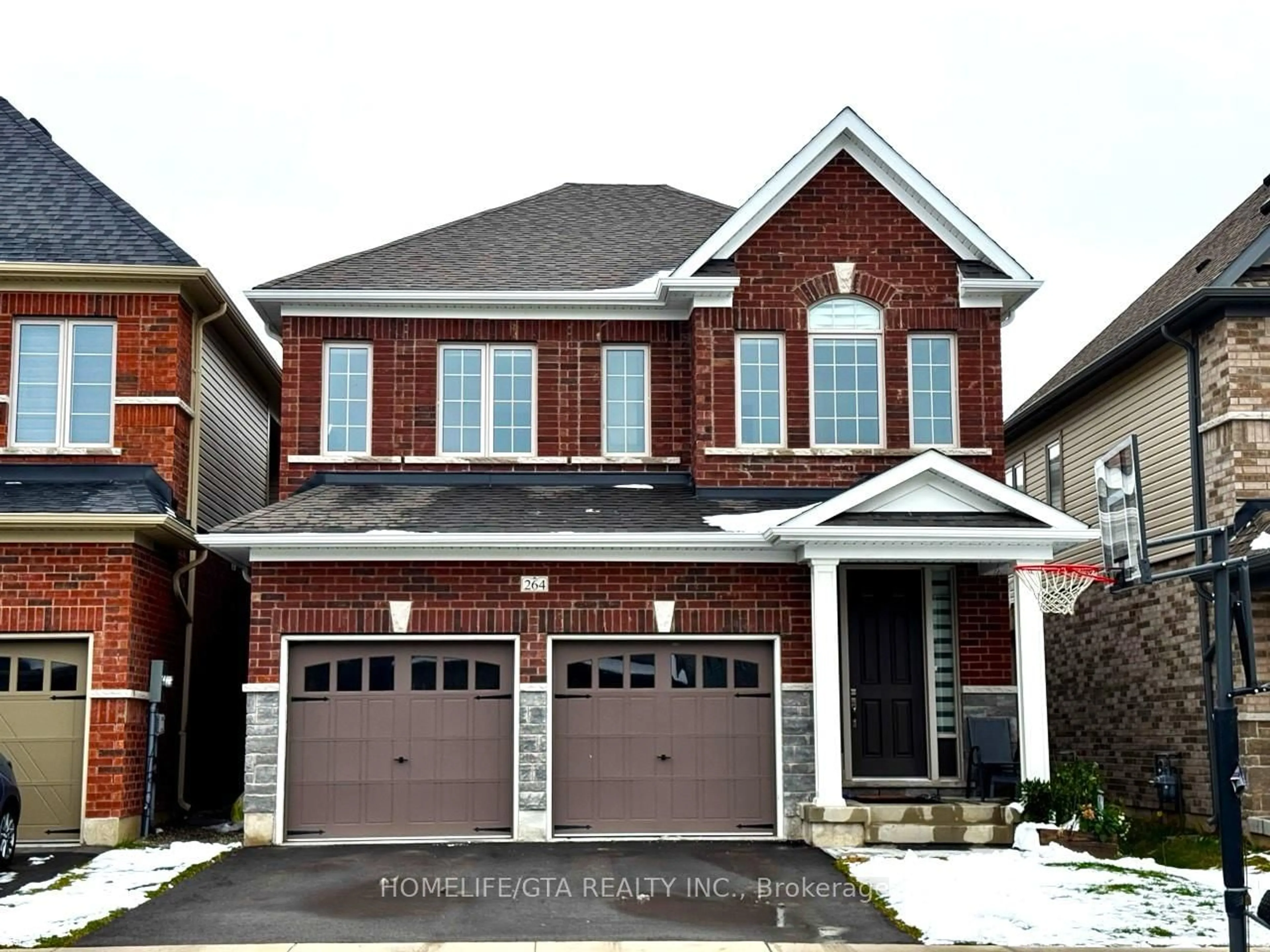 Home with brick exterior material, street for 264 Broadacre Dr, Kitchener Ontario N2R 0S6