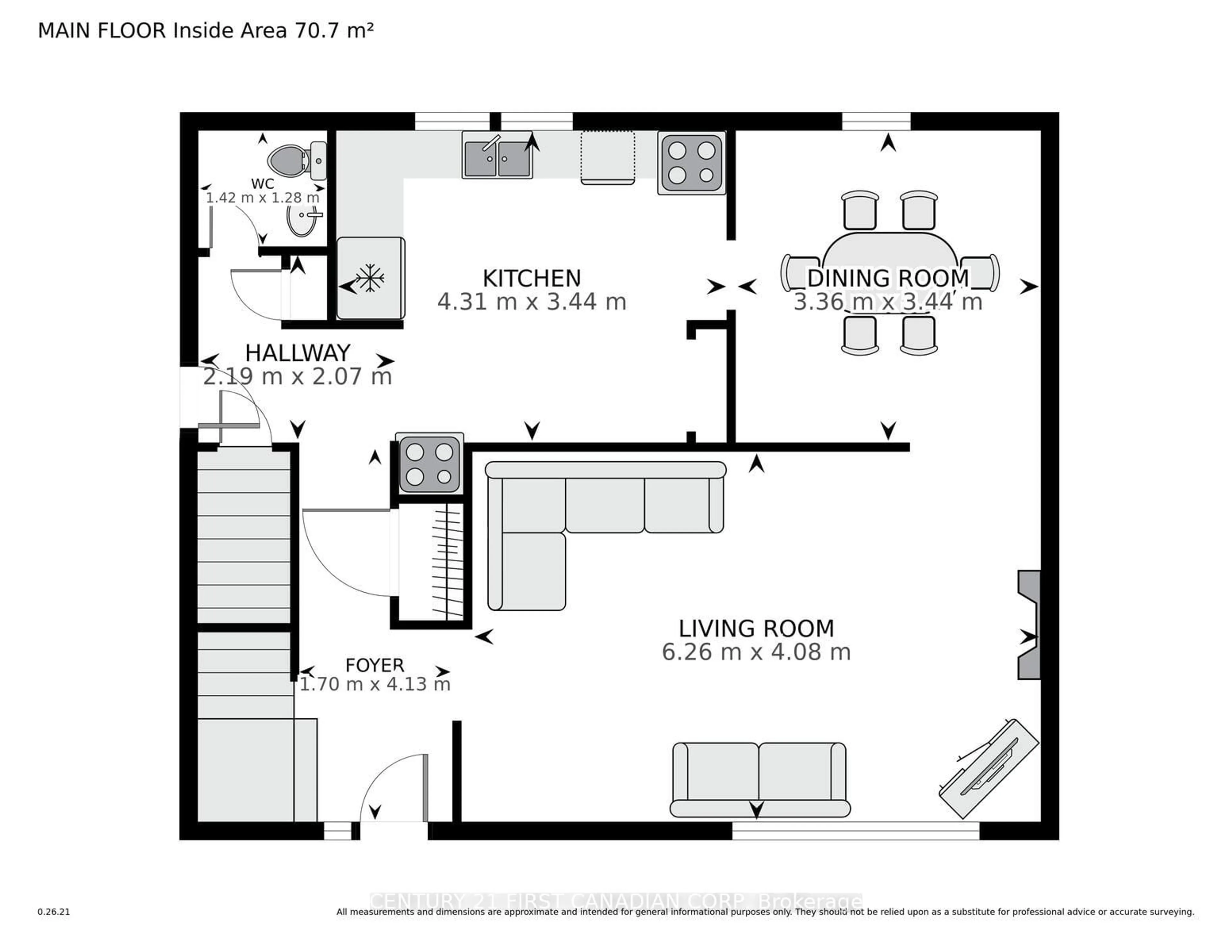 Floor plan for 42 Naomee Cres, London North Ontario N6H 3T4