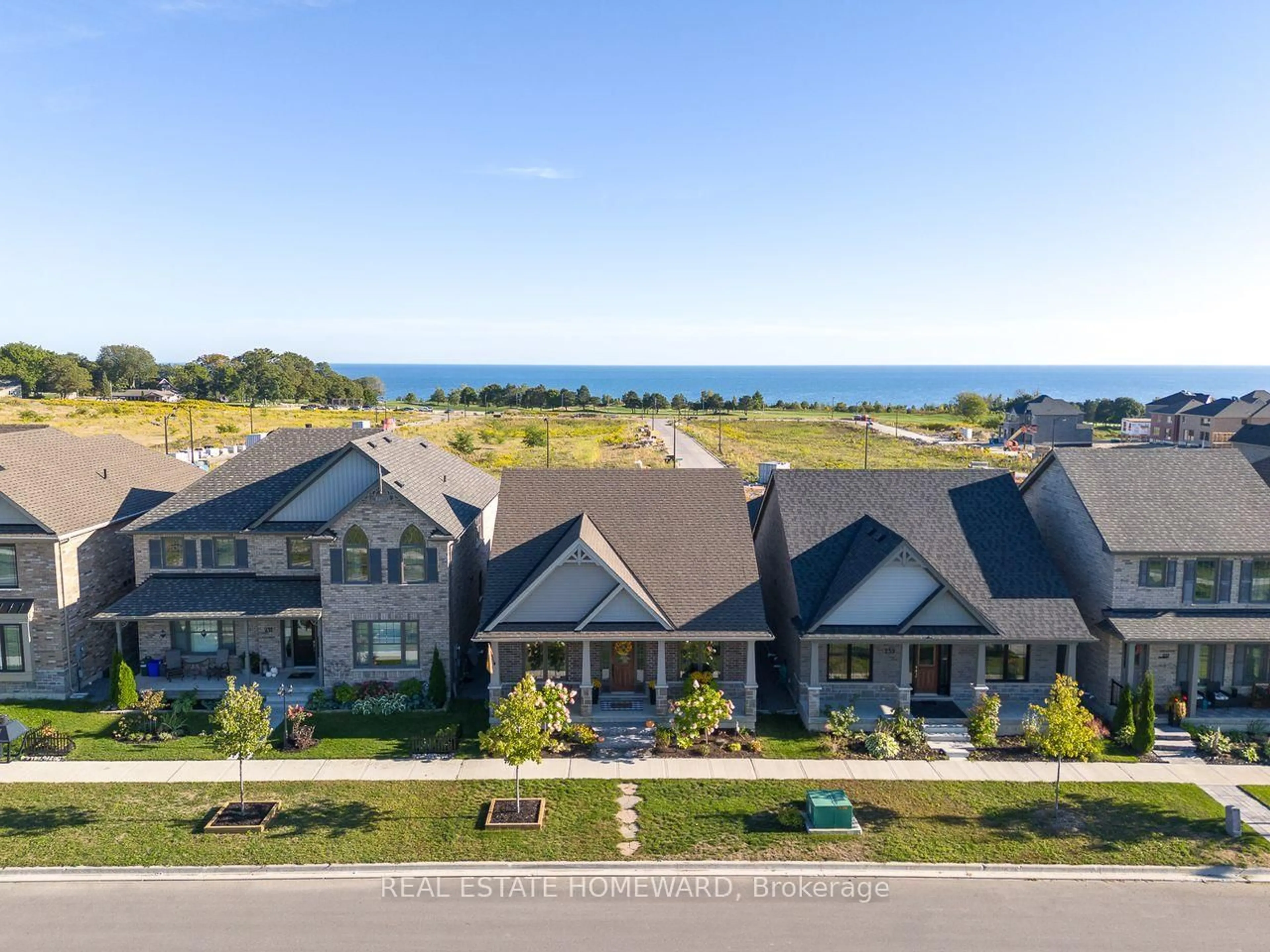 A pic from outside/outdoor area/front of a property/back of a property/a pic from drone, water/lake/river/ocean view for 233 Strachan St, Port Hope Ontario L1A 0E7