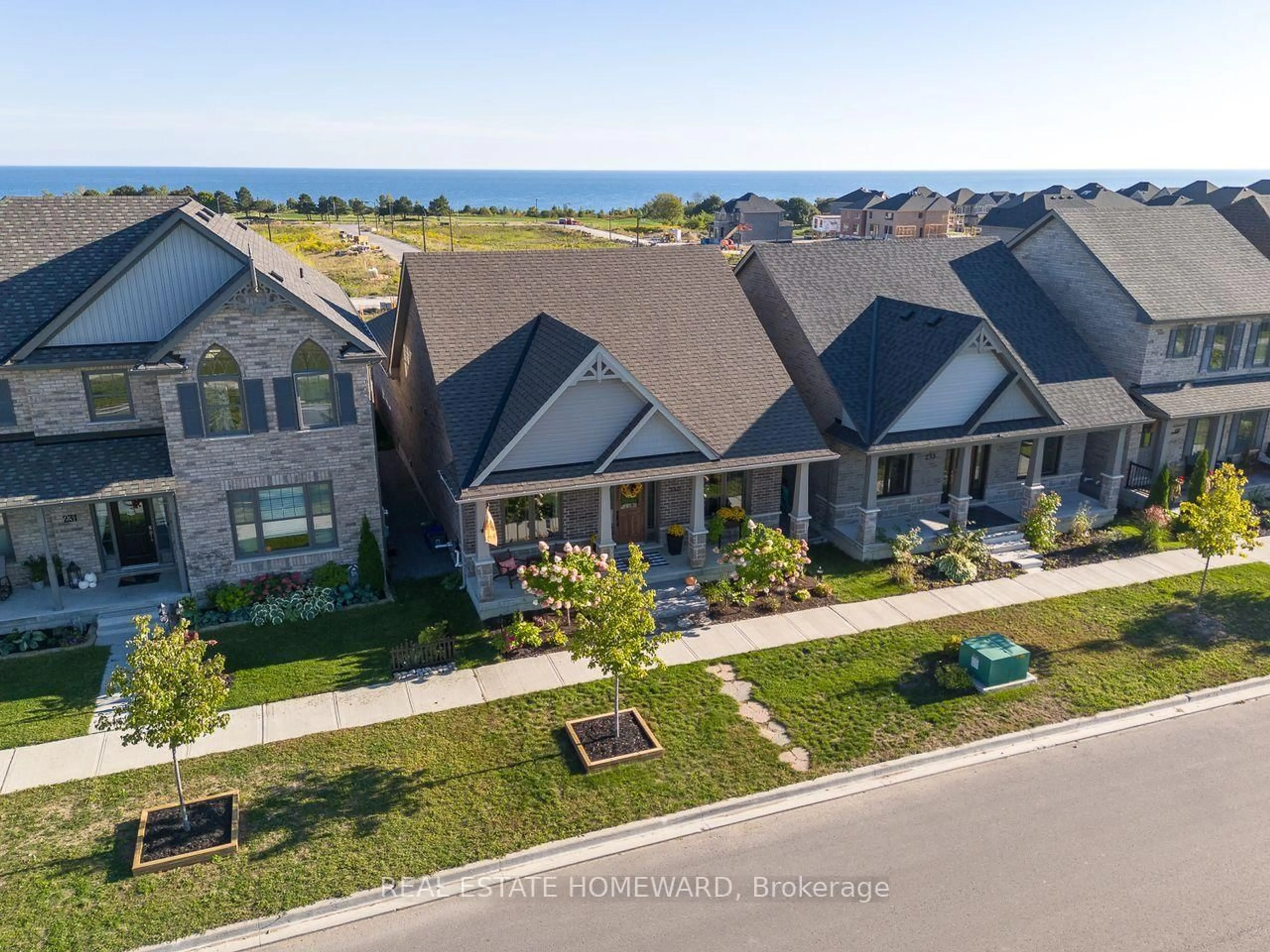 A pic from outside/outdoor area/front of a property/back of a property/a pic from drone, water/lake/river/ocean view for 233 Strachan St, Port Hope Ontario L1A 0E7