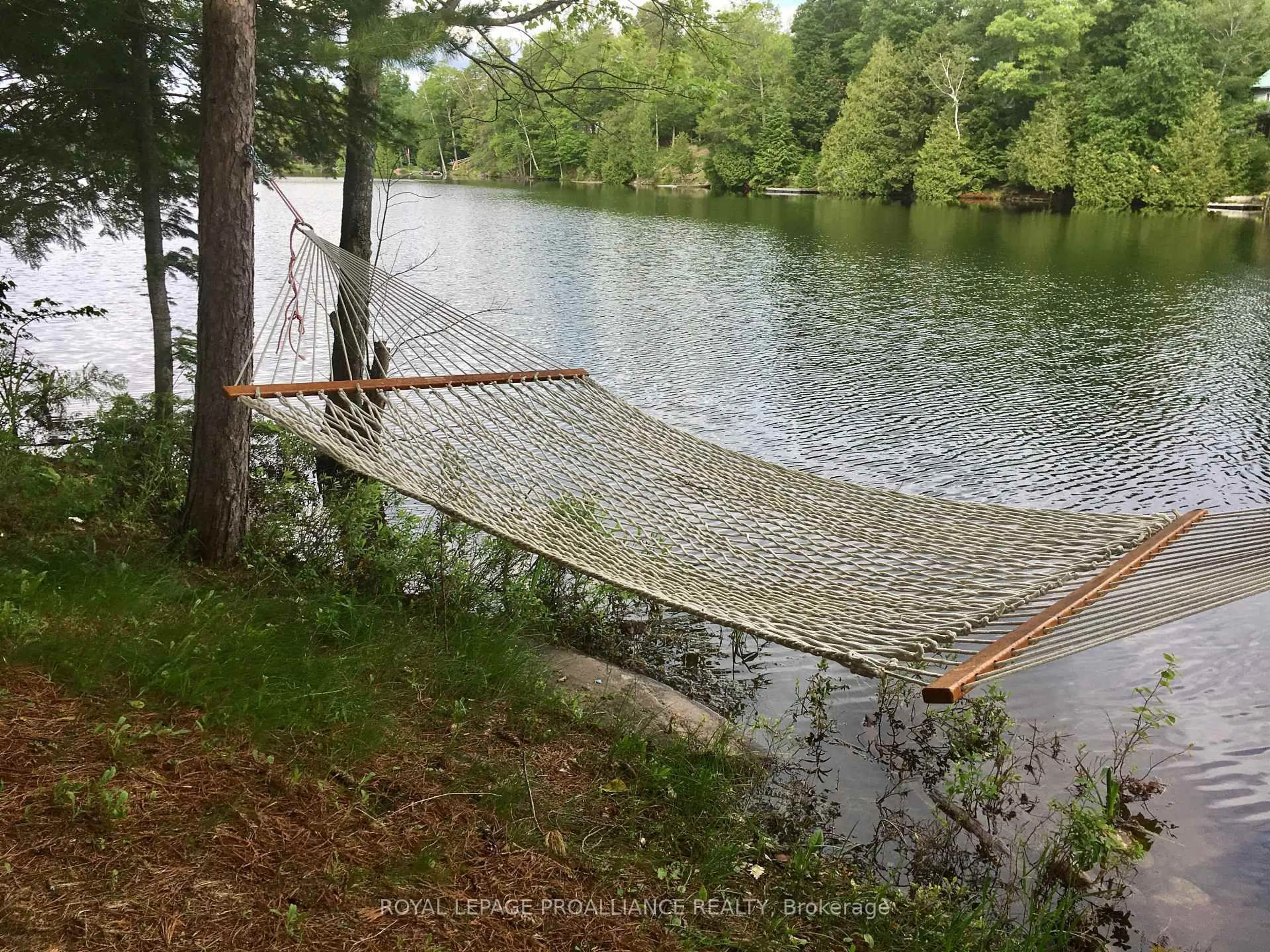 Patio, water/lake/river/ocean view for 2087 B Grindstone Lake Rd, Plevna Ontario K0H 2M0